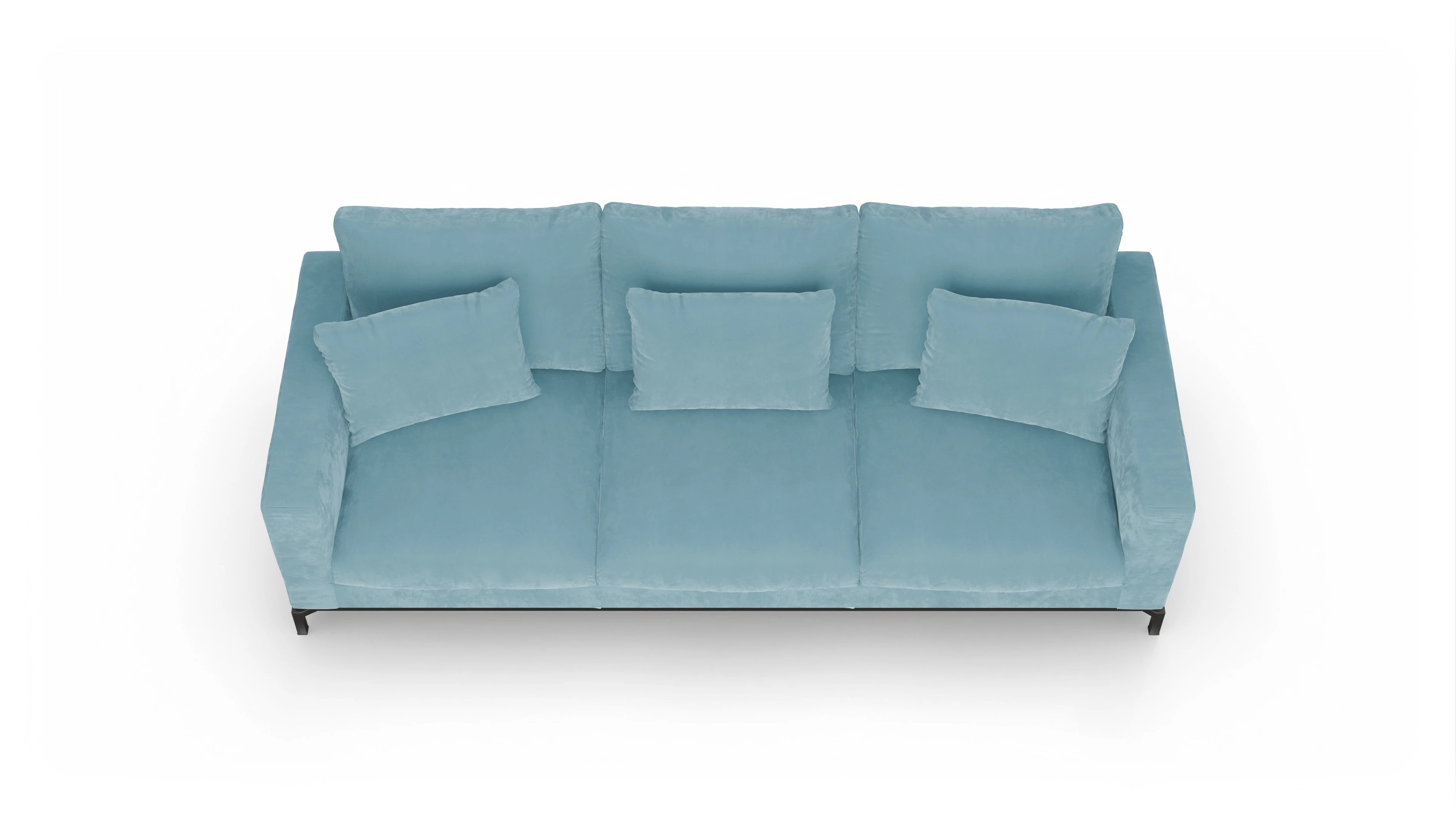 Ansicht des Produktes Fenice 3,5-Sitzer in blau