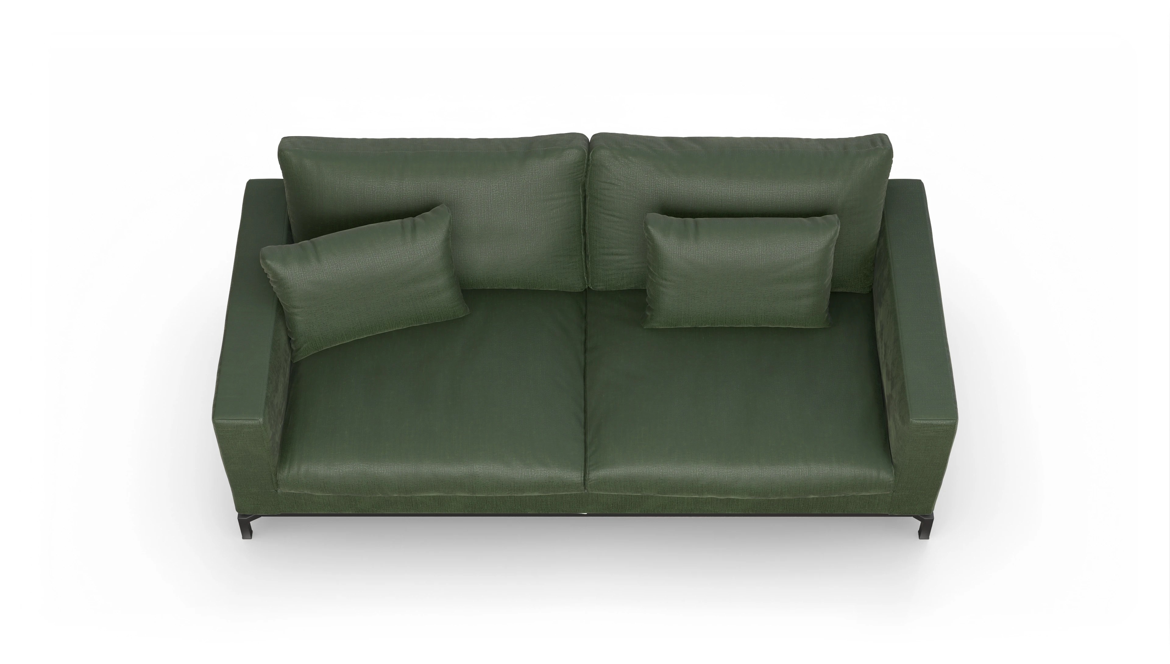 Ansicht des Produktes Fenice 3-Sitzer in grün