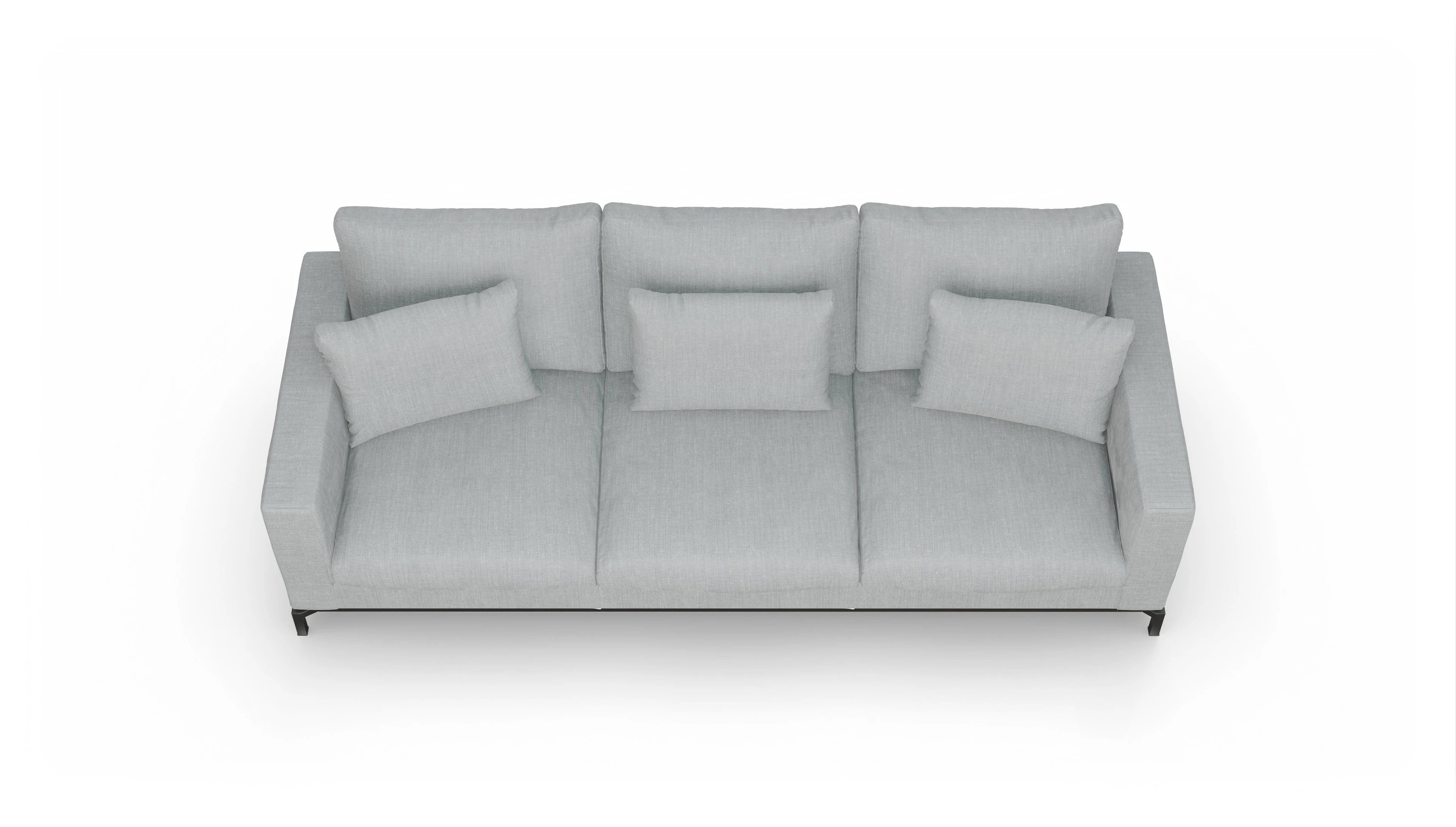 Ansicht des Produktes Fenice 3,5-Sitzer in grau