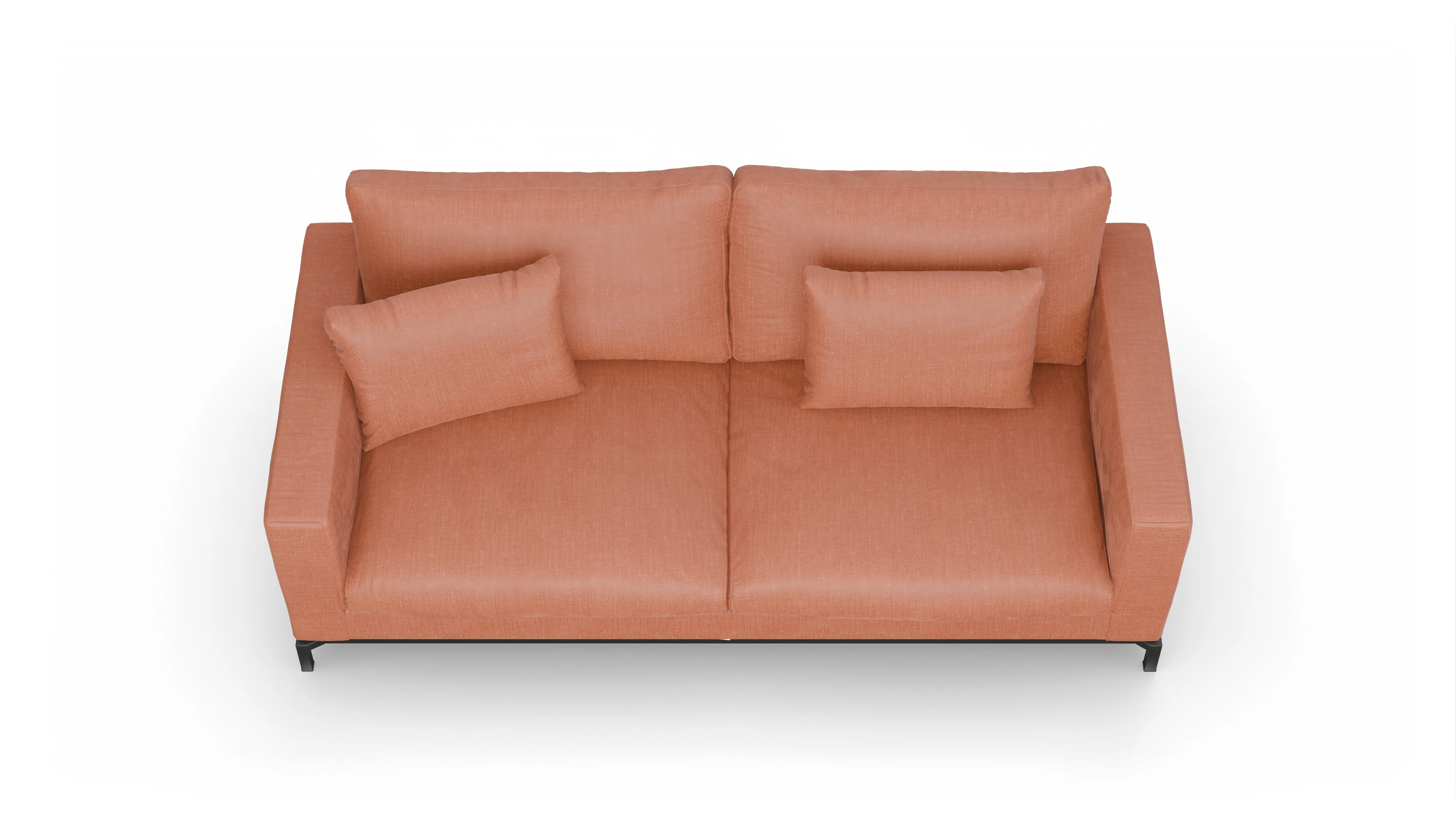 Ansicht des Produktes Fenice 3-Sitzer in orange