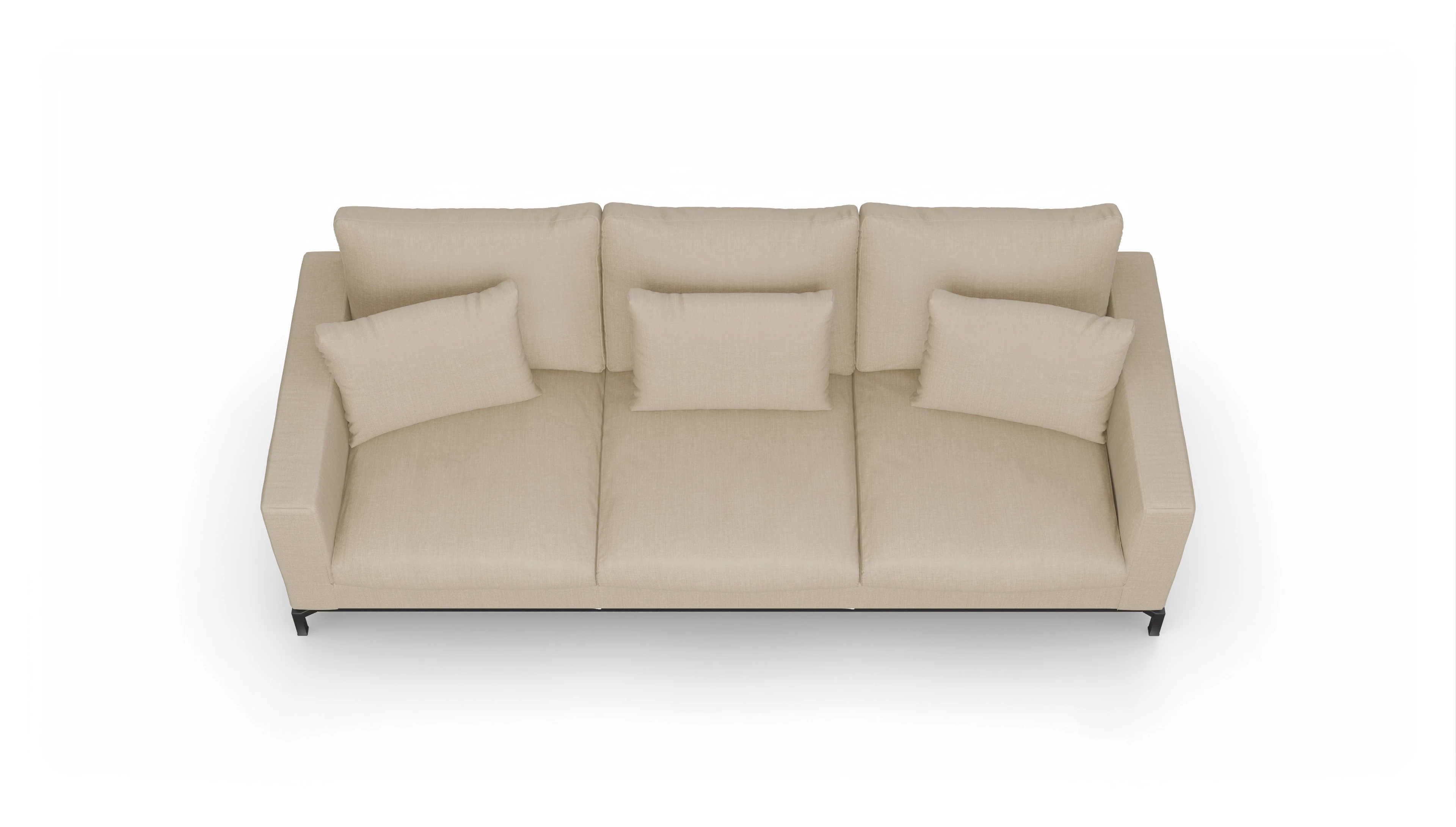 Ansicht des Produktes Fenice 3,5-Sitzer in beige