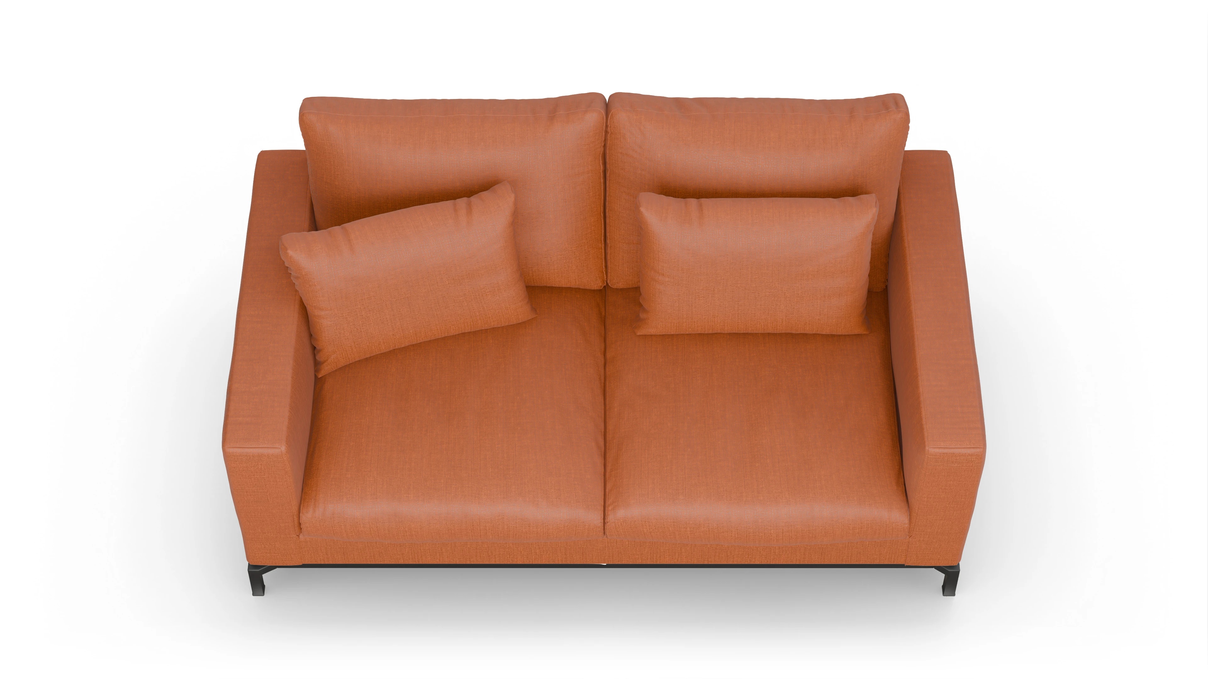 Ansicht des Produktes Fenice 2,5-Sitzer in orange