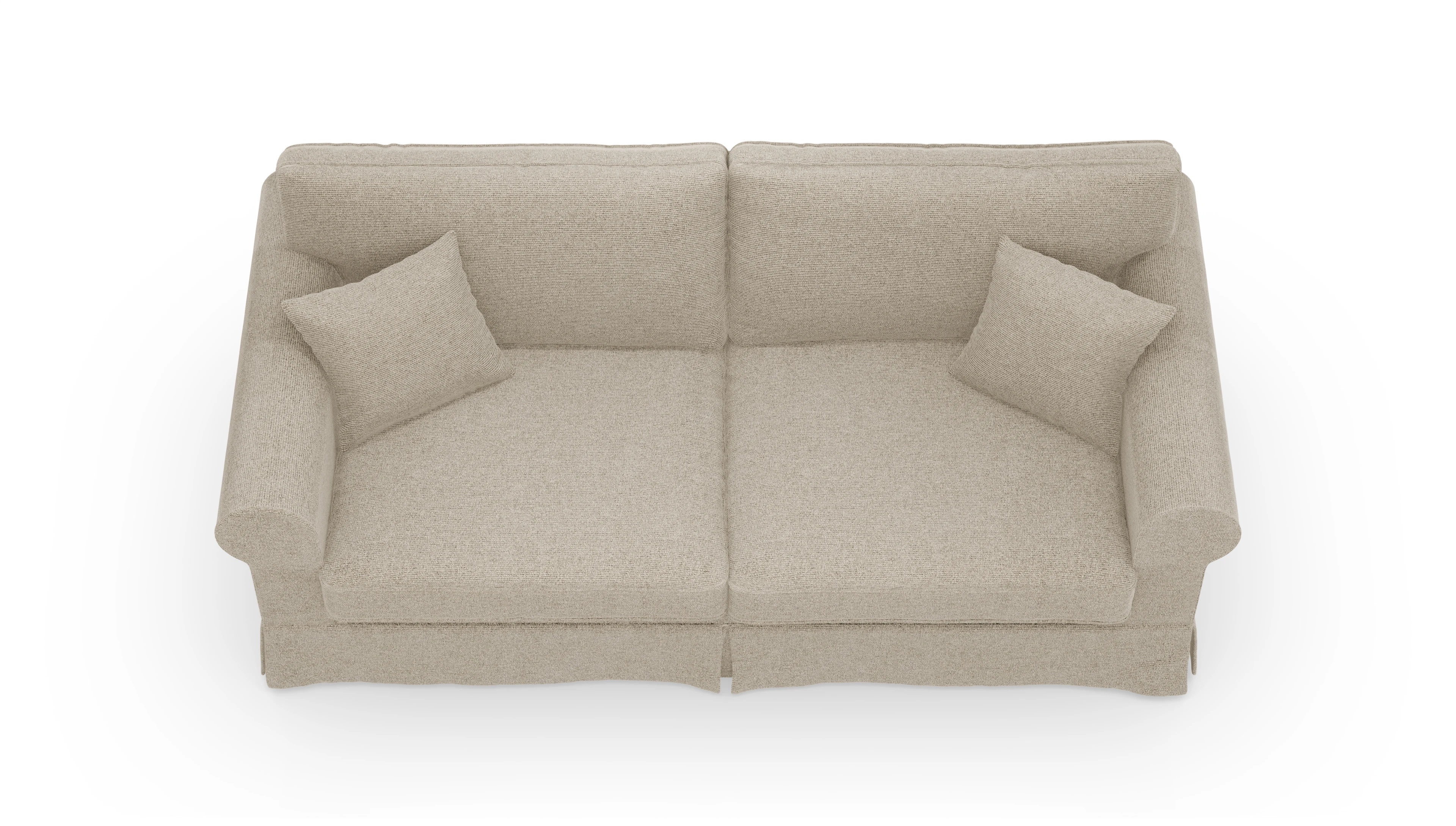 Ansicht des Produktes ParkSlope 3-Sitzer in Stoff beige