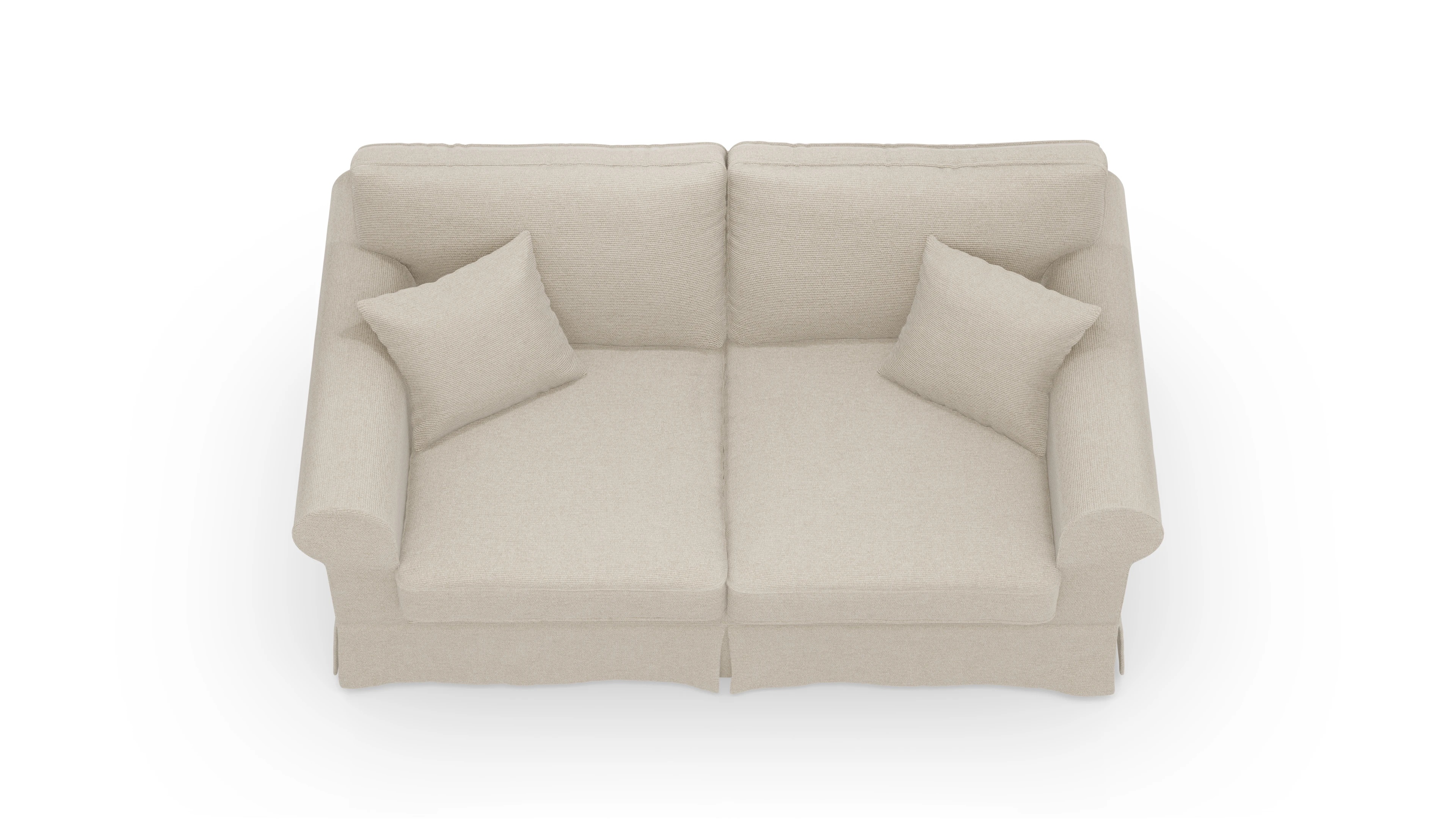Landhaus-Sofa Park Slope mit Husse Ansicht des Produktes ParkSlope 2,5-Sitzer in Stoff weiß