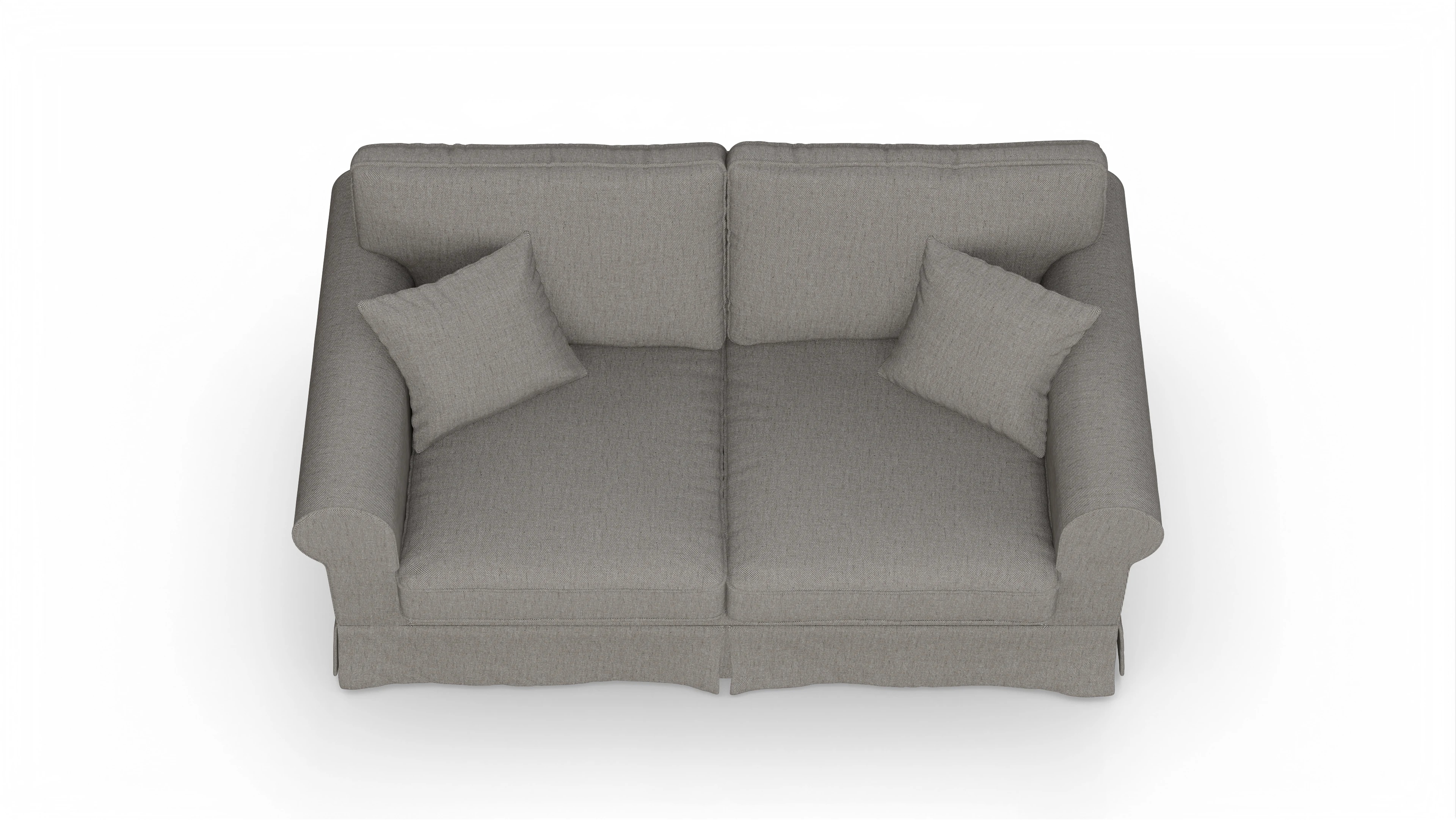 Ansicht des Produktes ParkSlope 2,5-Sitzer in Stoff beige