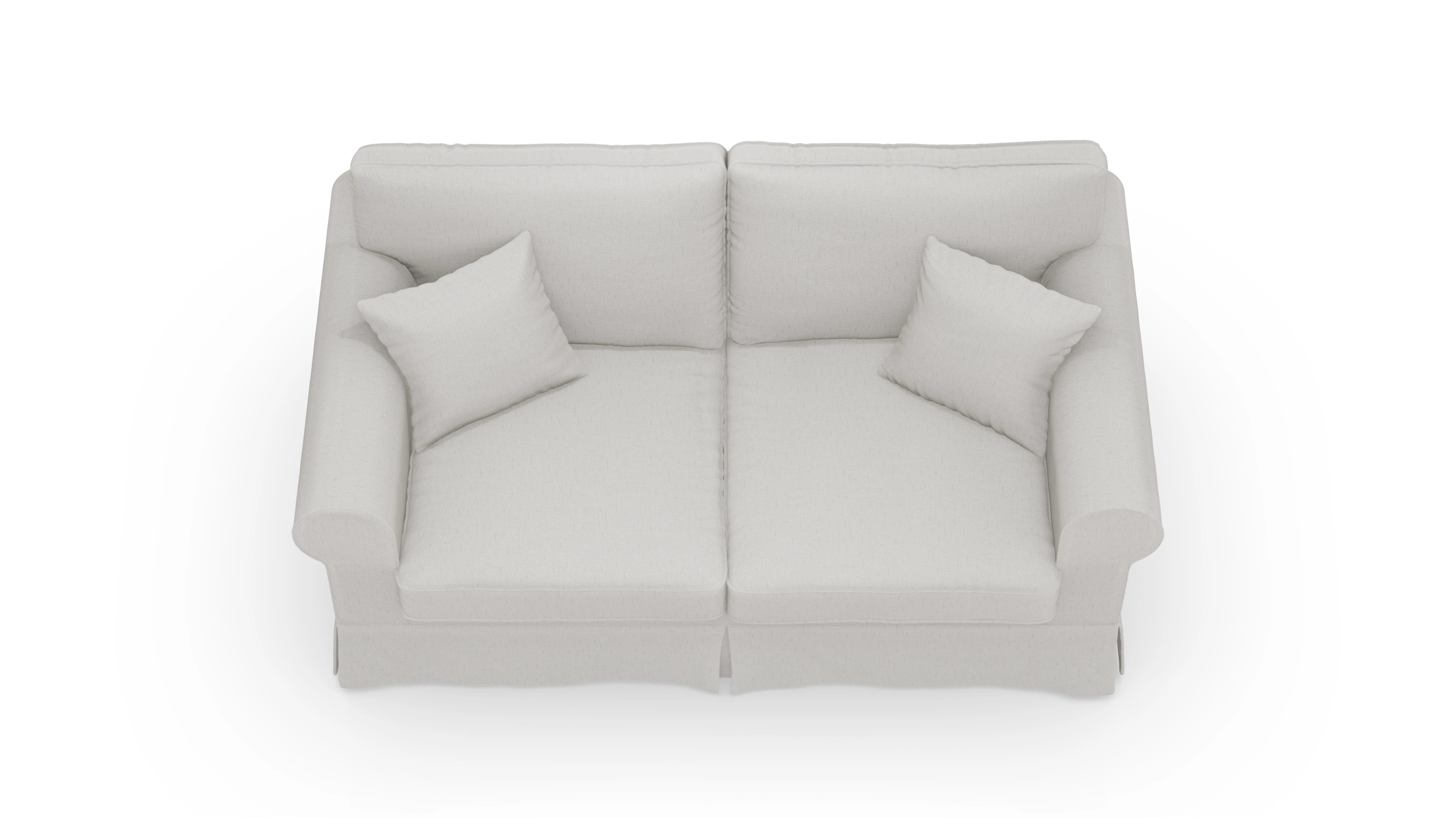 Landhaus-Sofa Park Slope mit Husse Ansicht des Produktes ParkSlope 2,5-Sitzer in Stoff weiß