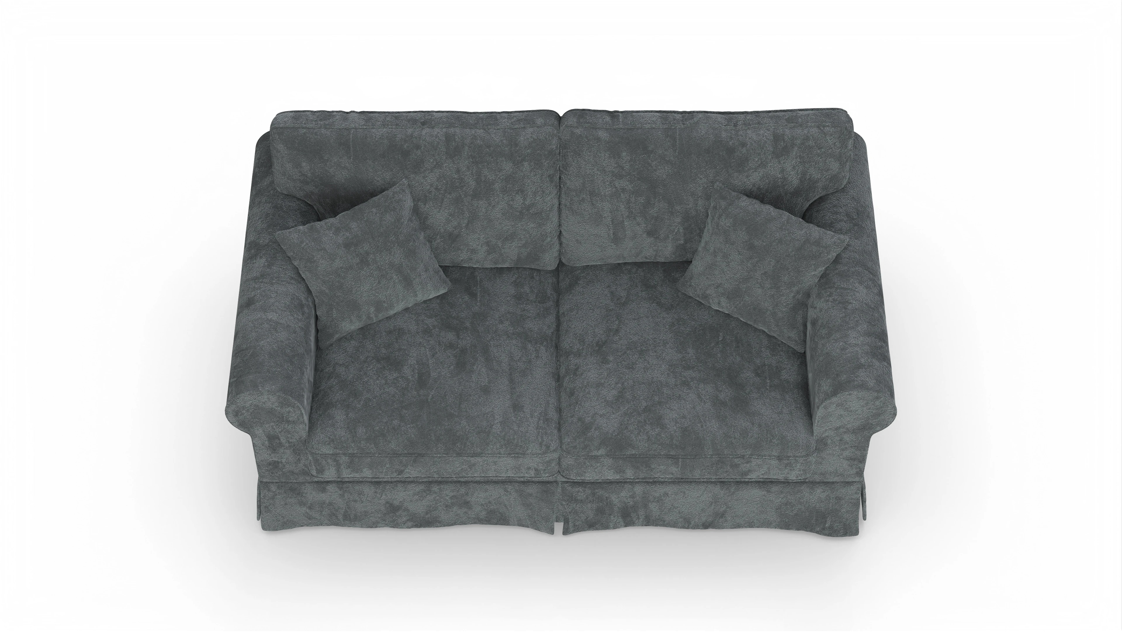 Ansicht des Produktes ParkSlope 2,5-Sitzer in Stoff grau