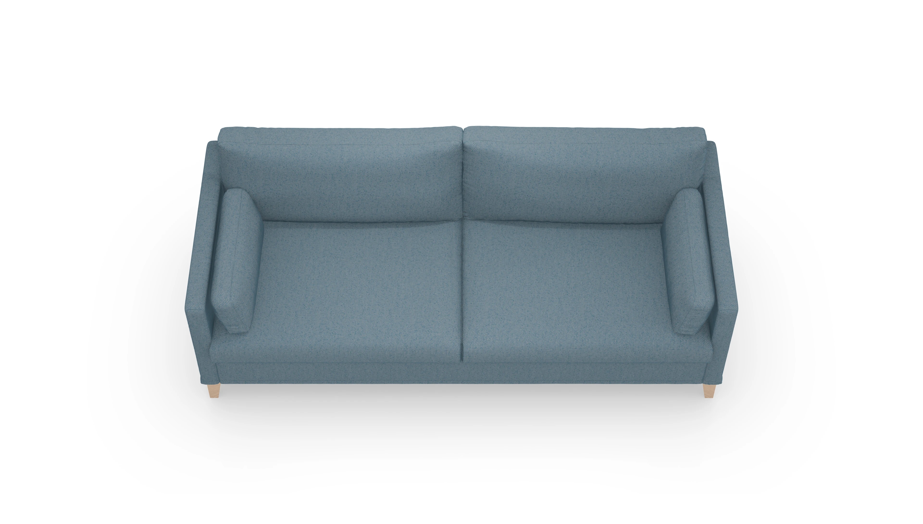 Ansicht des Produktes Jensen 3-Sitzer in Stoff blau