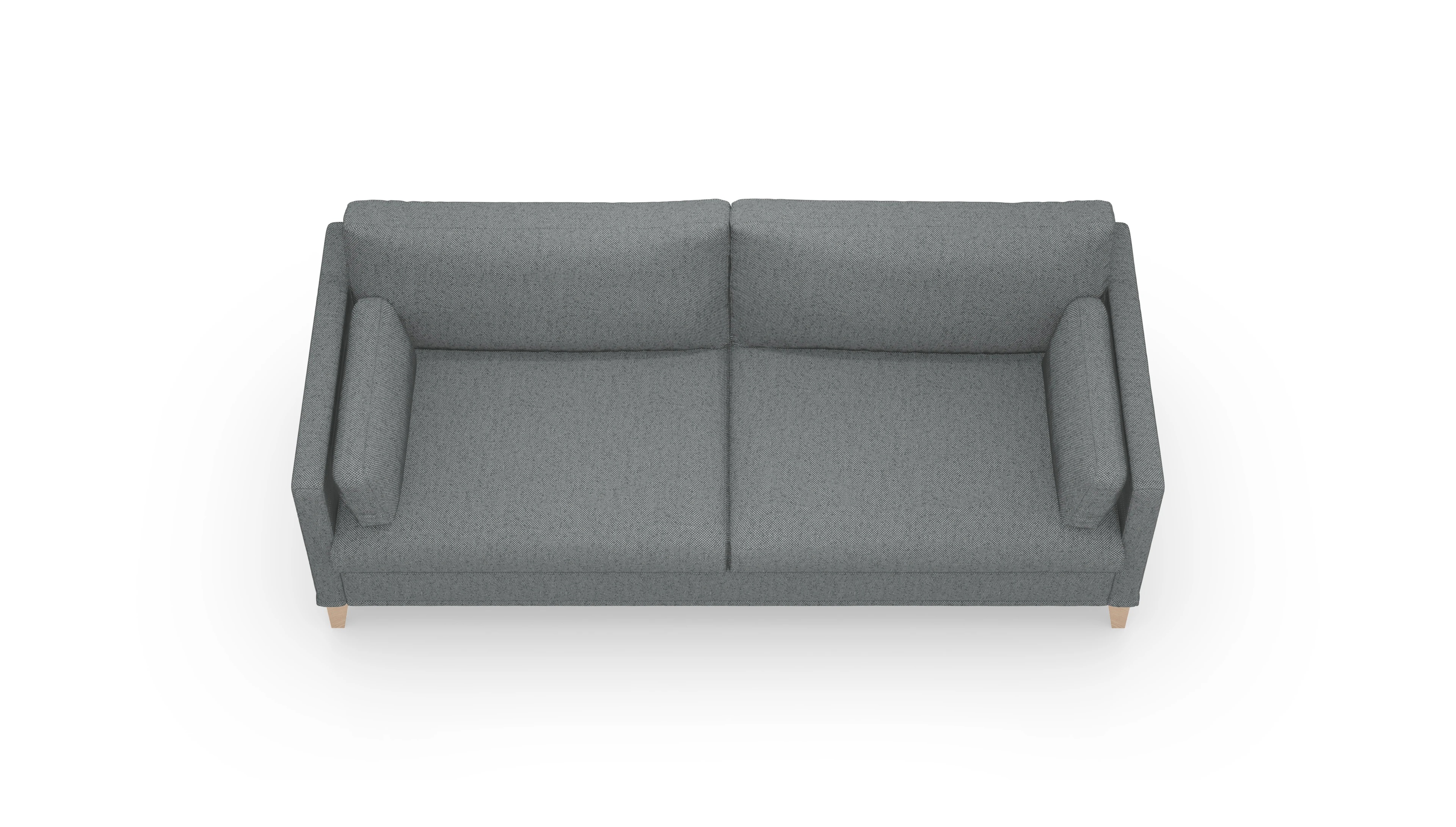 Jensen Hussensofa Ansicht des Produktes Jensen 3-Sitzer in Stoff grau
