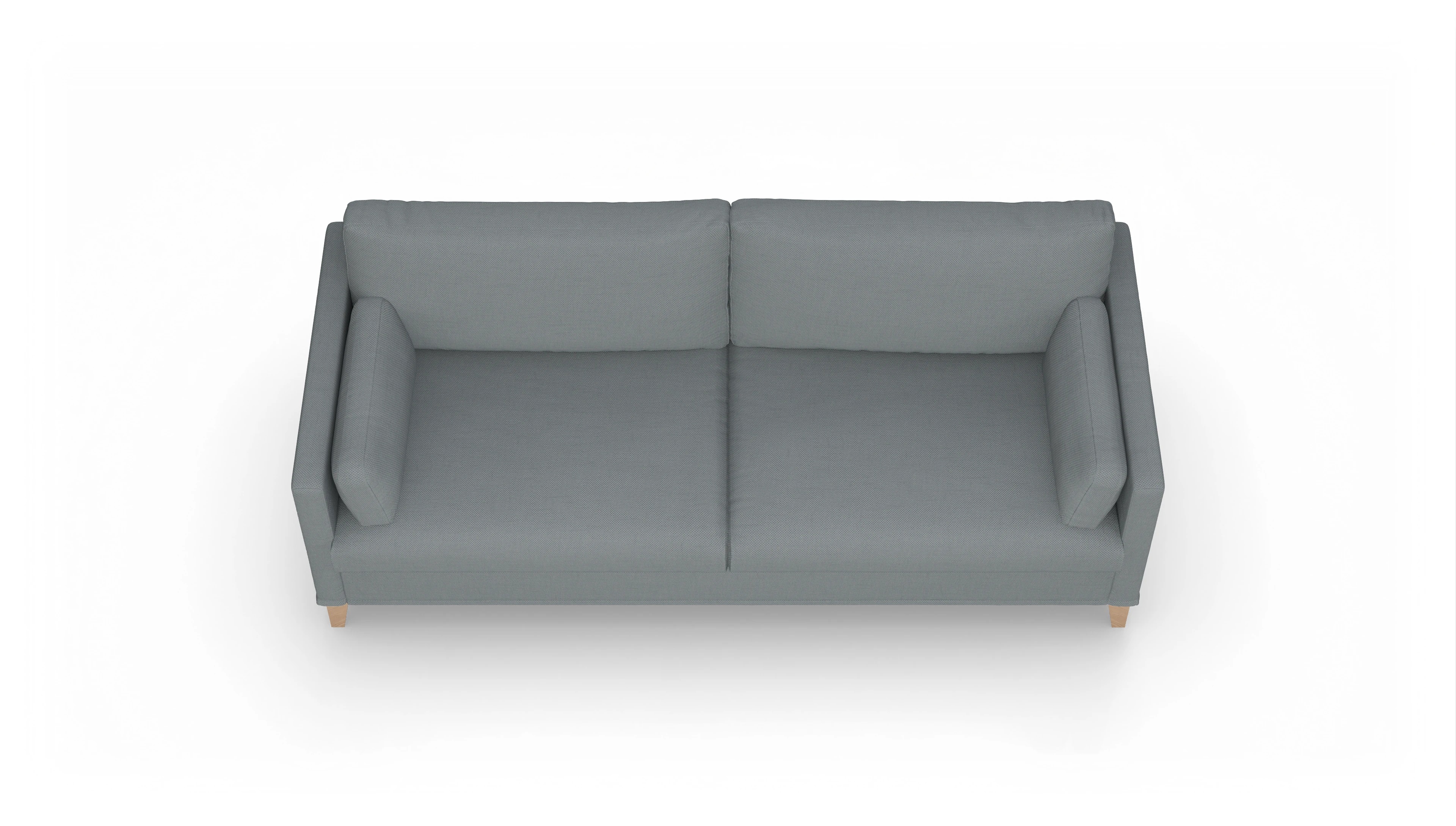 Ansicht des Produktes Jensen 3-Sitzer in Stoff blau