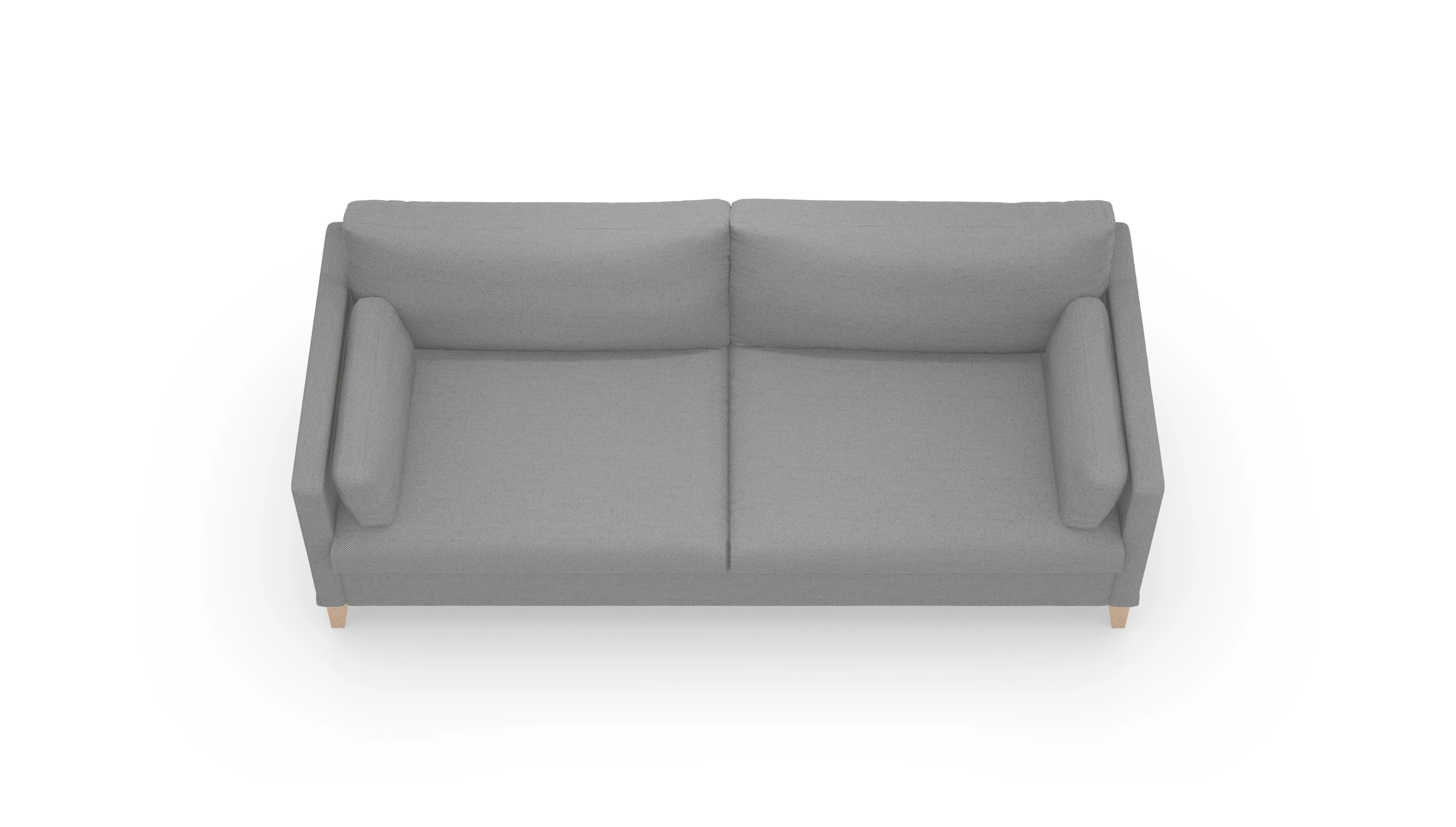 Jensen Hussensofa Ansicht des Produktes Jensen 3-Sitzer in Stoff grau