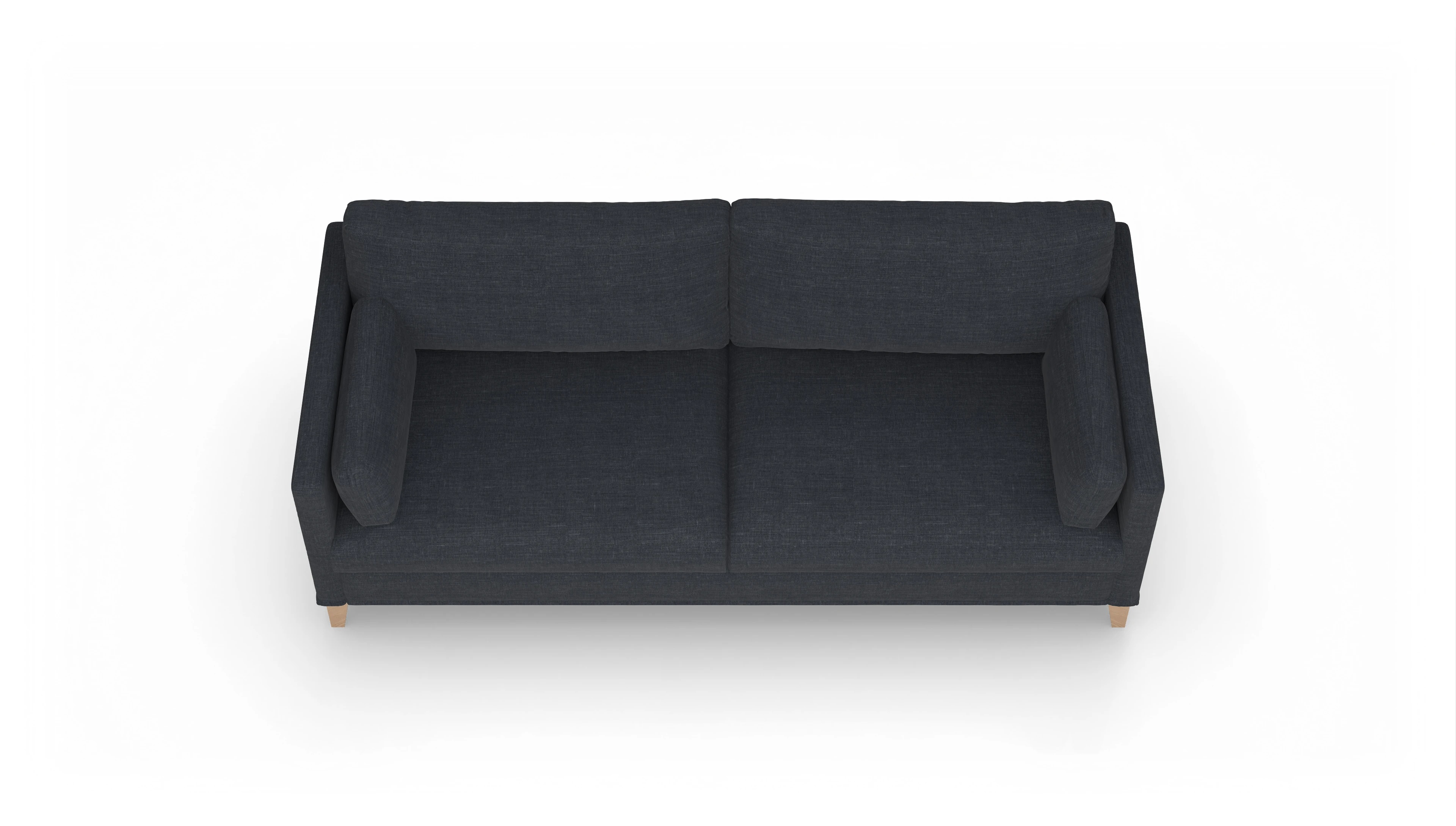 Ansicht des Produktes Jensen 3-Sitzer in Stoff blau