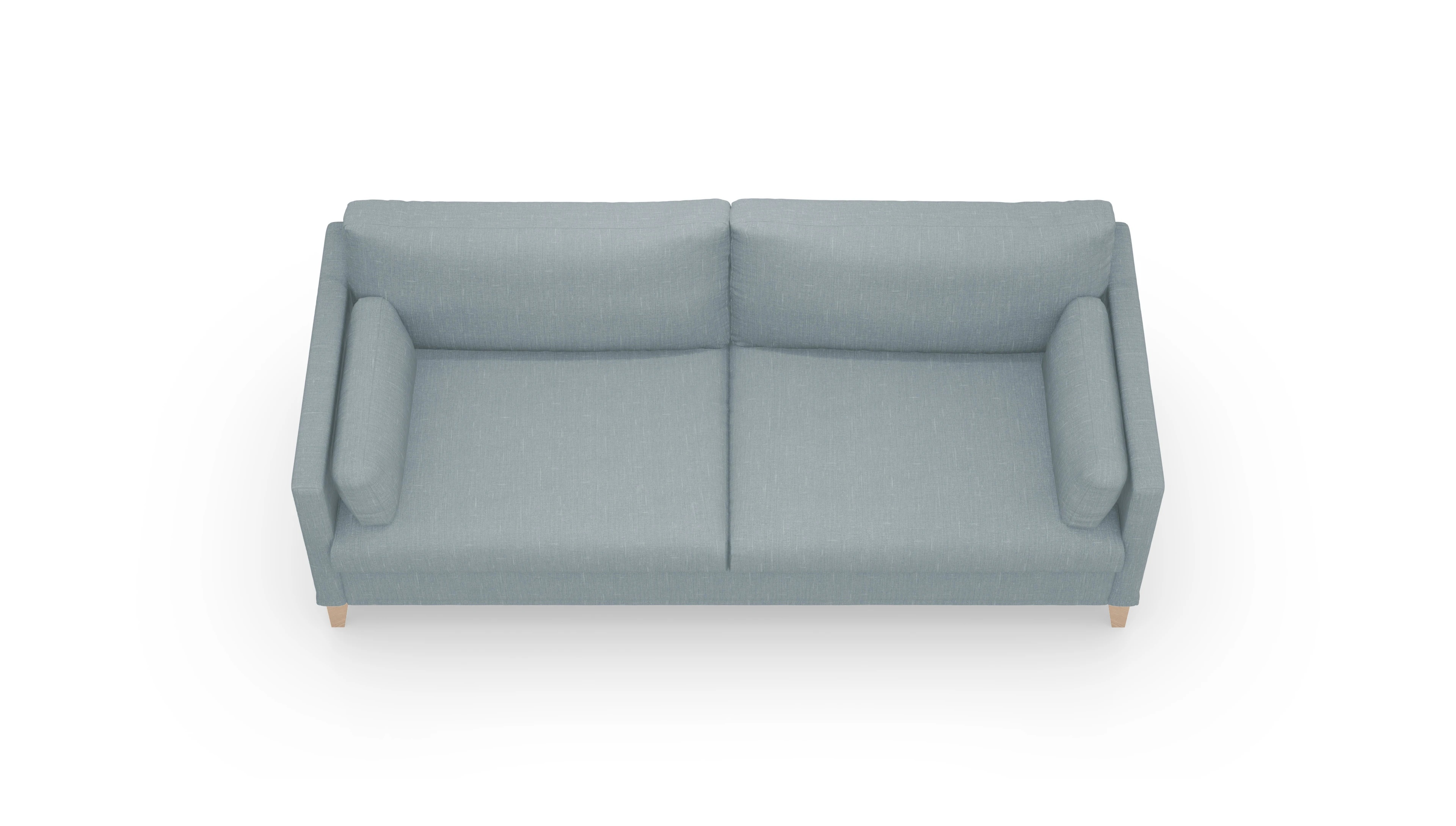 Ansicht des Produktes Jensen 3-Sitzer in Stoff blau