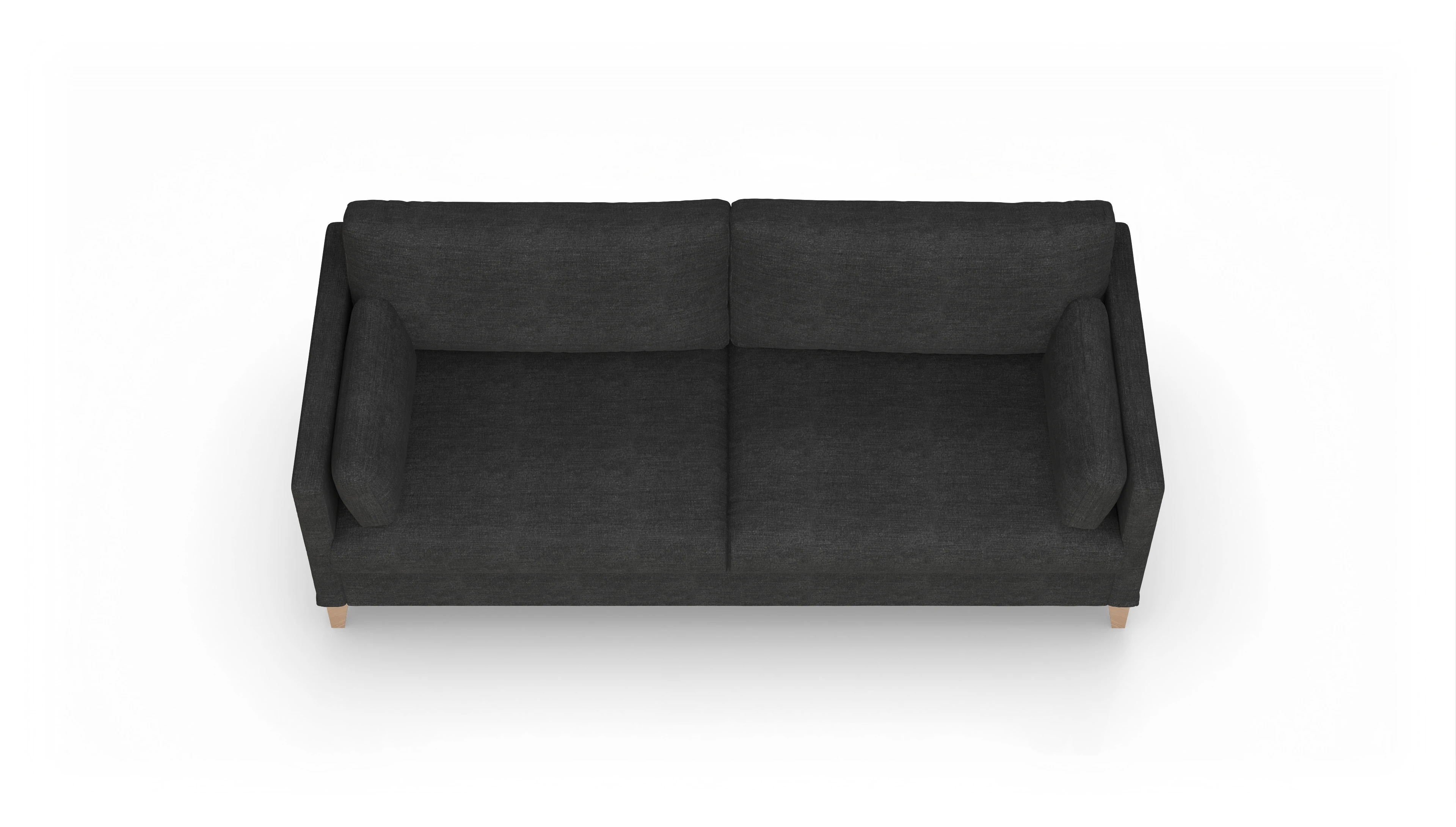 Ansicht des Produktes Jensen 3-Sitzer in Stoff schwarz