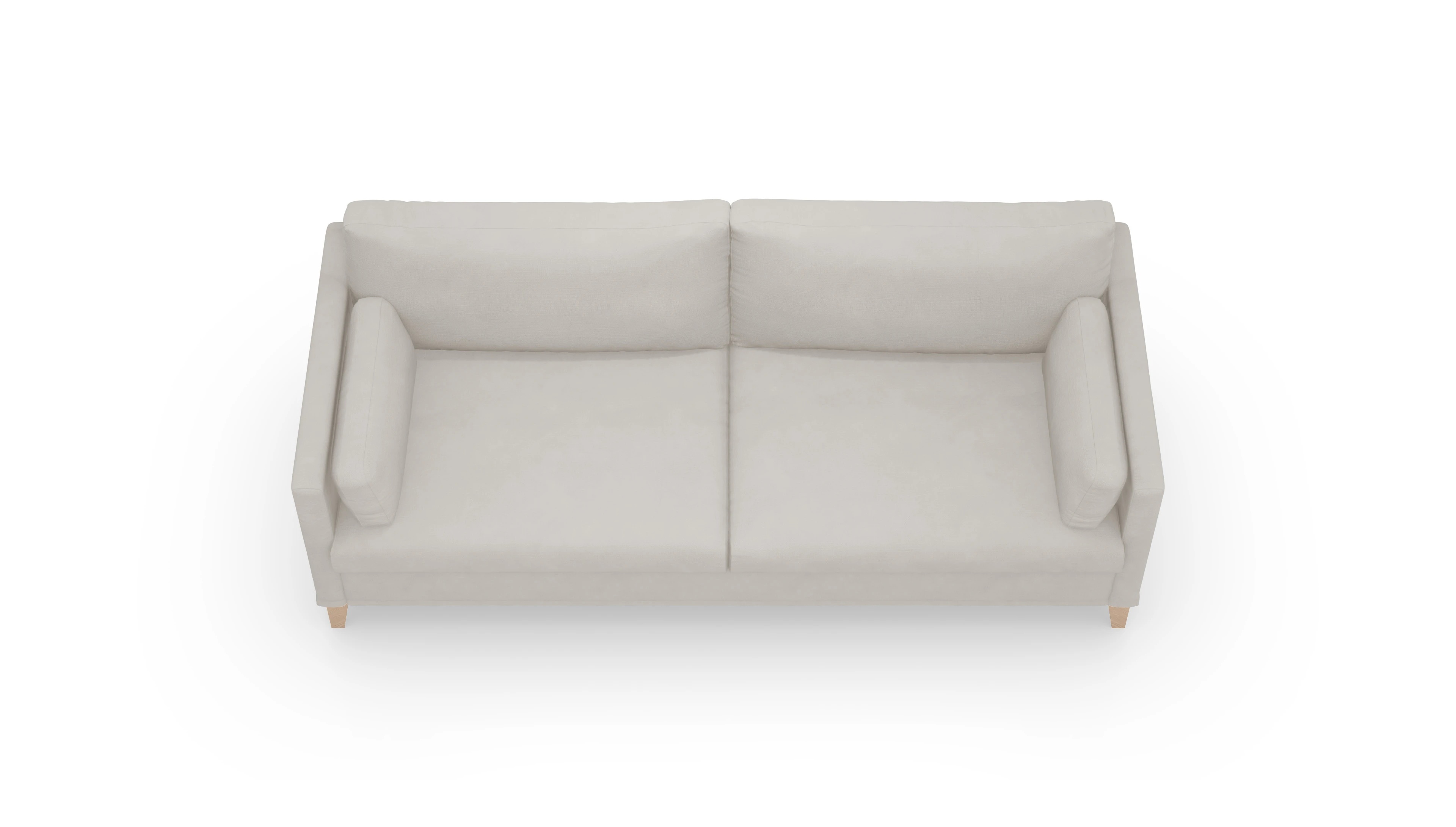 Jensen Hussensofa Ansicht des Produktes Jensen 3-Sitzer in Stoff grau