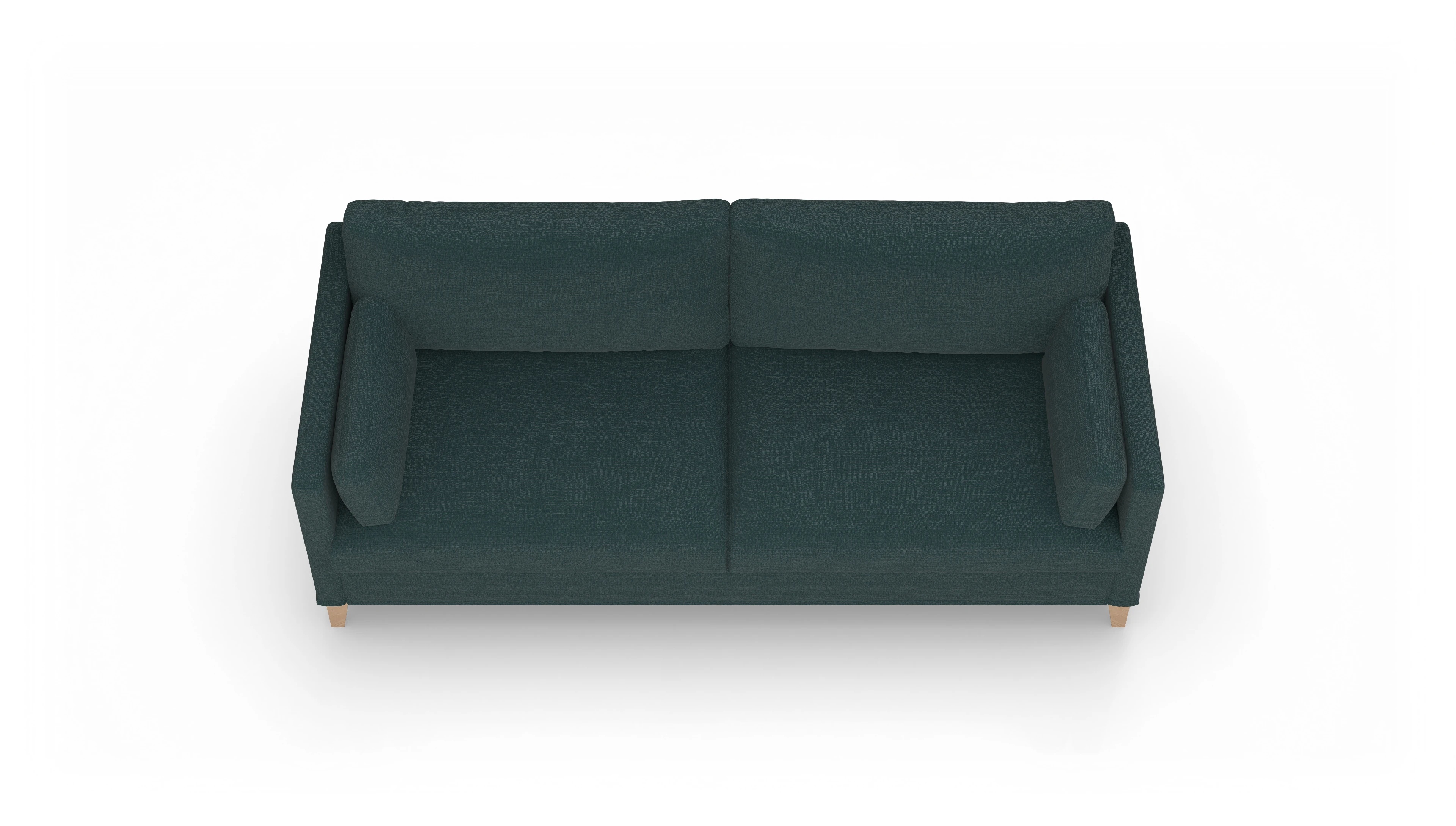 Ansicht des Produktes Jensen 3-Sitzer in Stoff blau