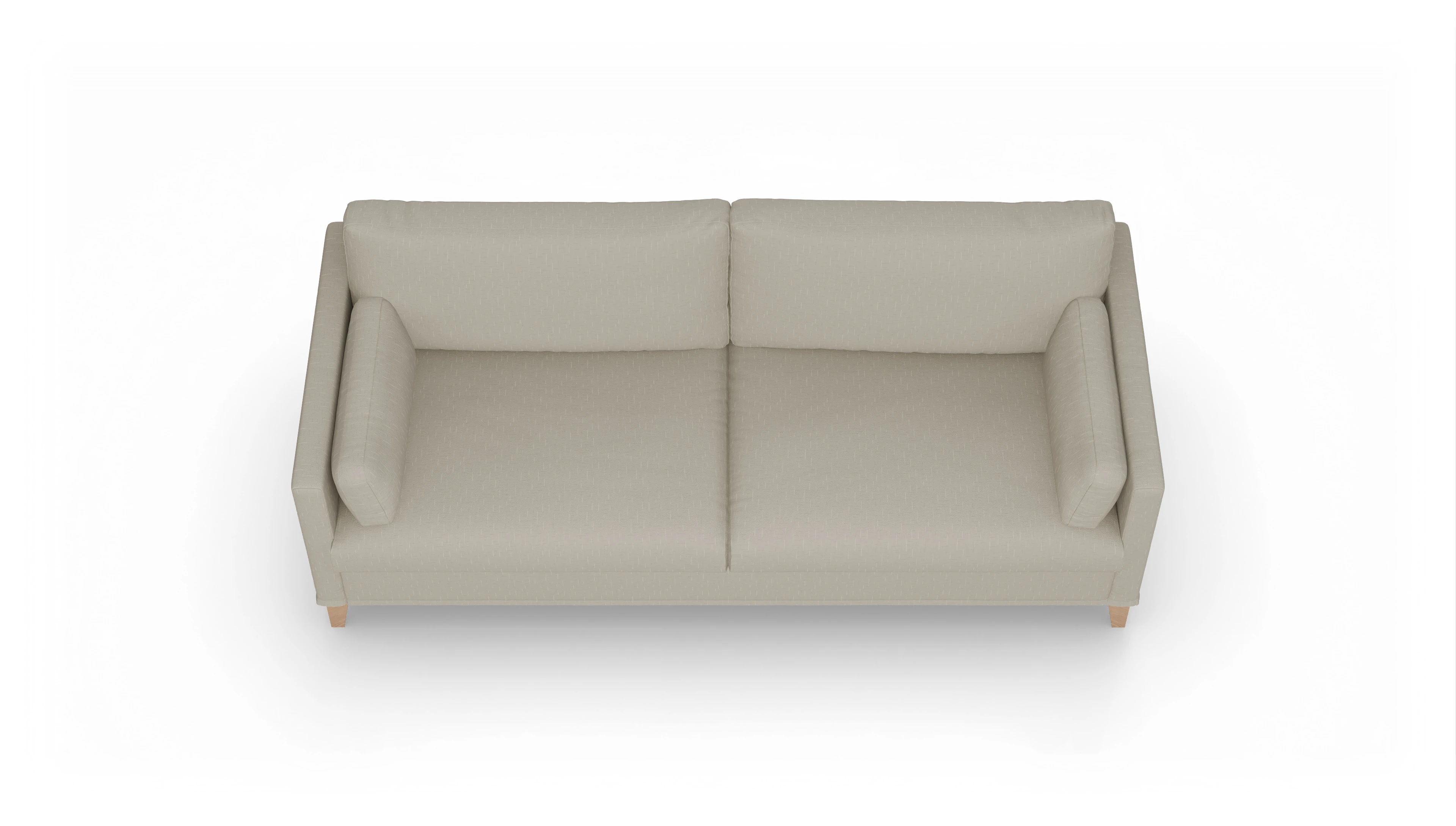 Ansicht des Produktes Jensen 3-Sitzer in Stoff weiß