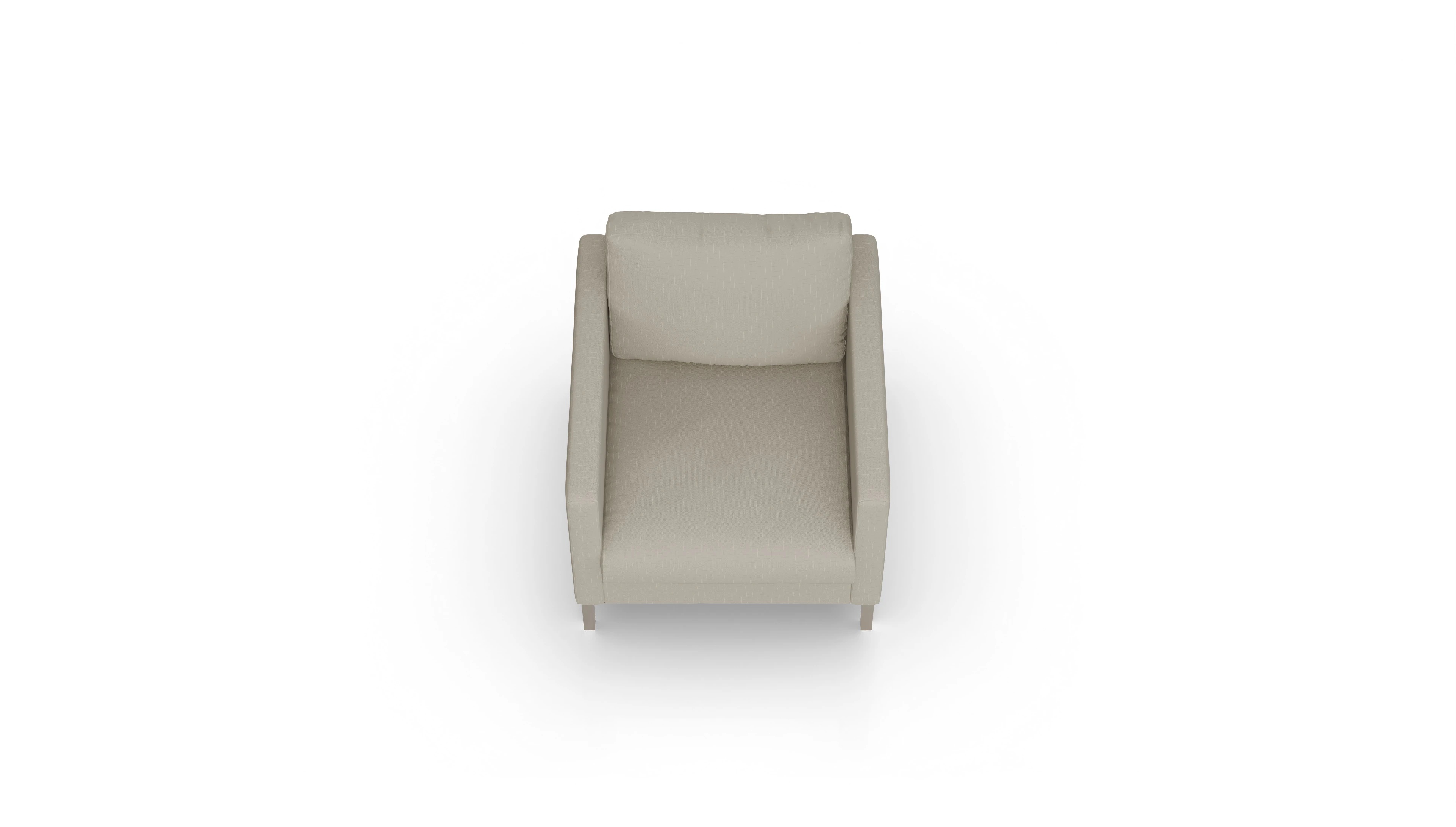 Ansicht des Produktes Jacobsen Sessel in Stoff weiß