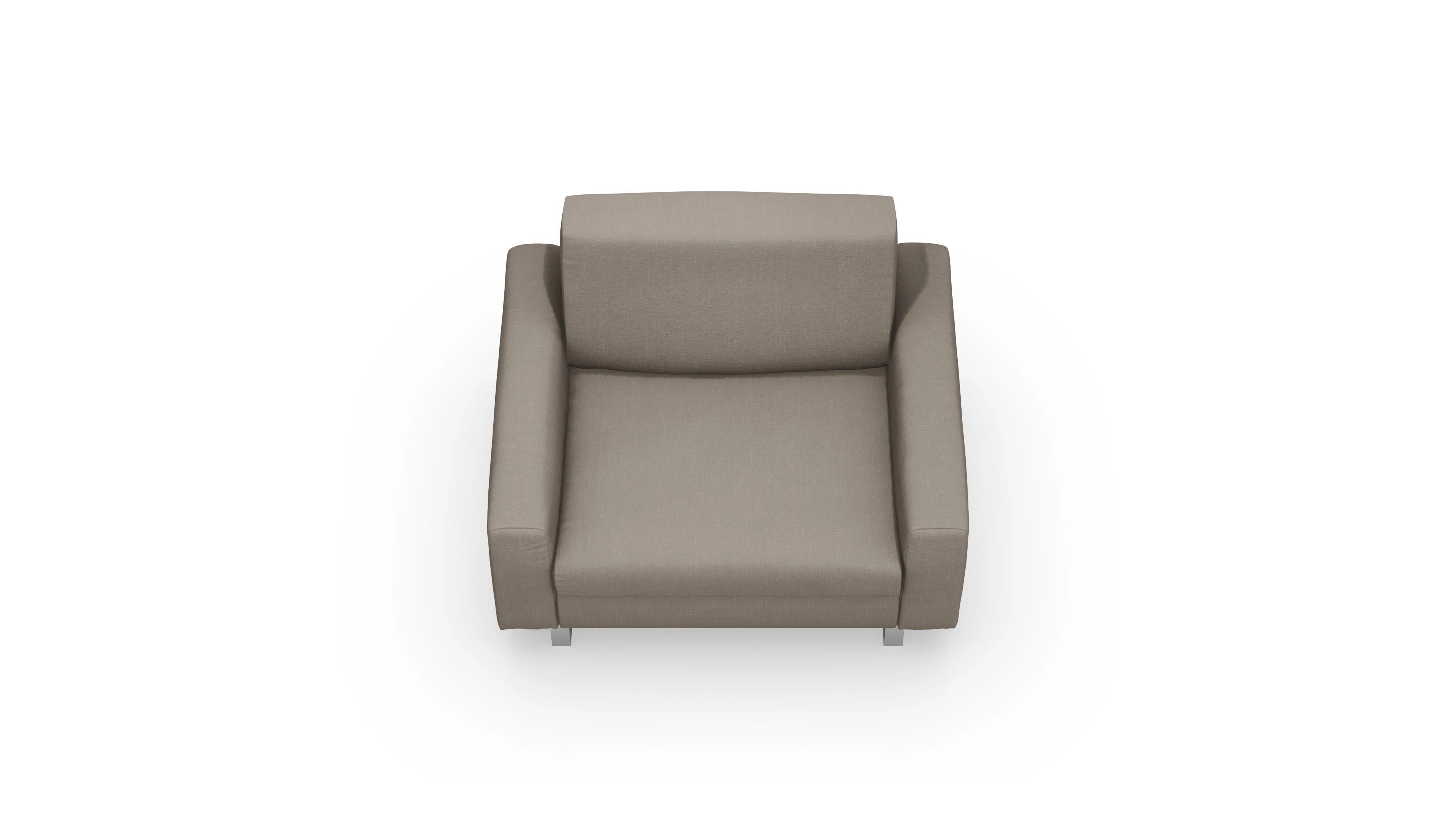 Schlafsessel Fontego in Stoff Ansicht des Produktes Fontego Sessel in Stoff braun