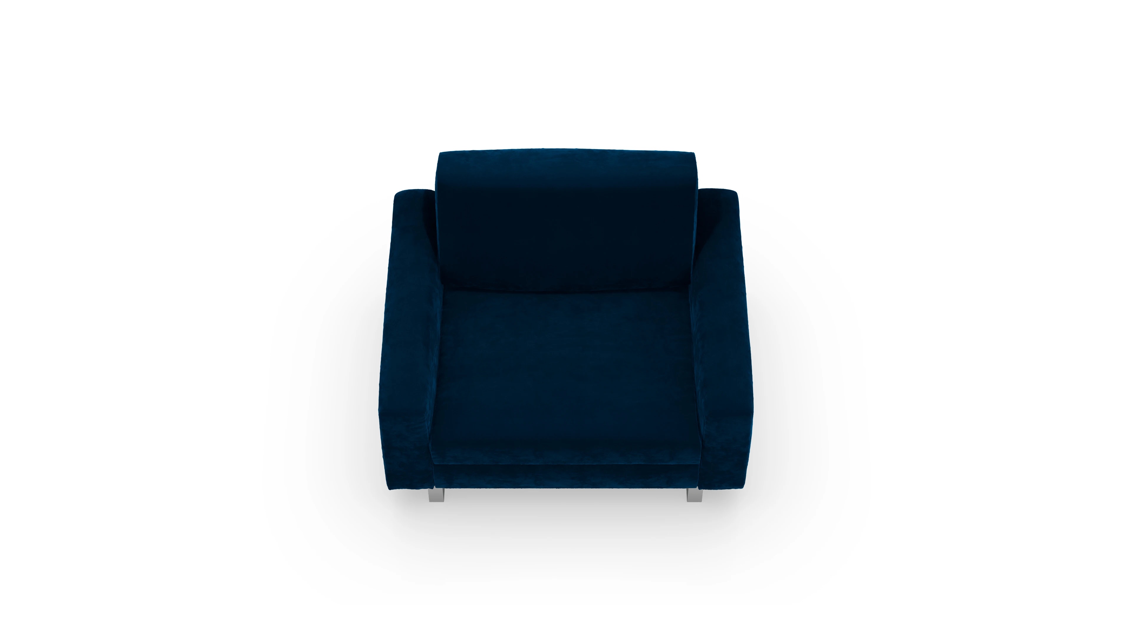 Ansicht des Produktes Fontego Sessel in Samt blau