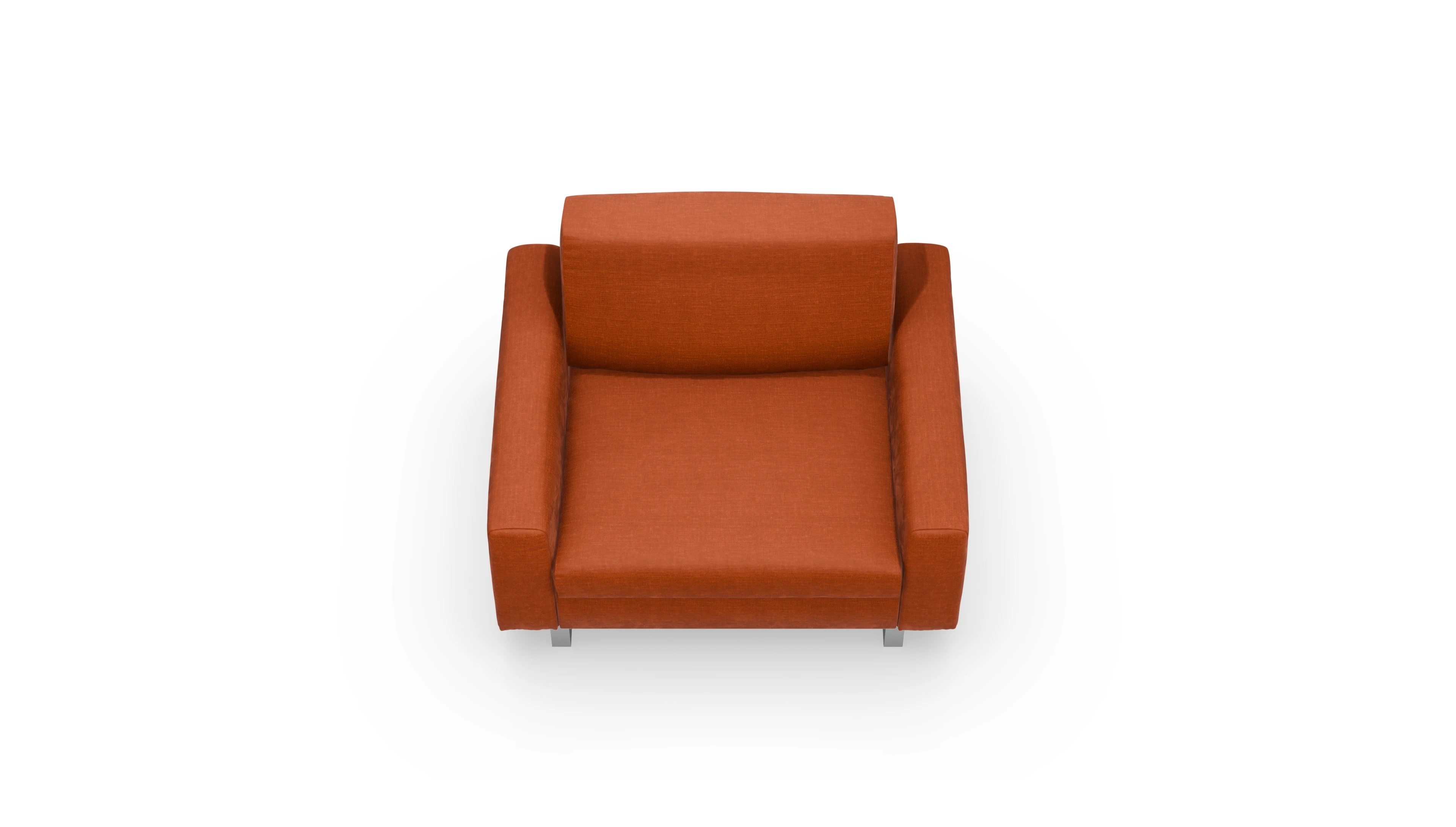 Schlafsessel Fontego in Stoff Ansicht des Produktes Fontego Sessel in Stoff orange