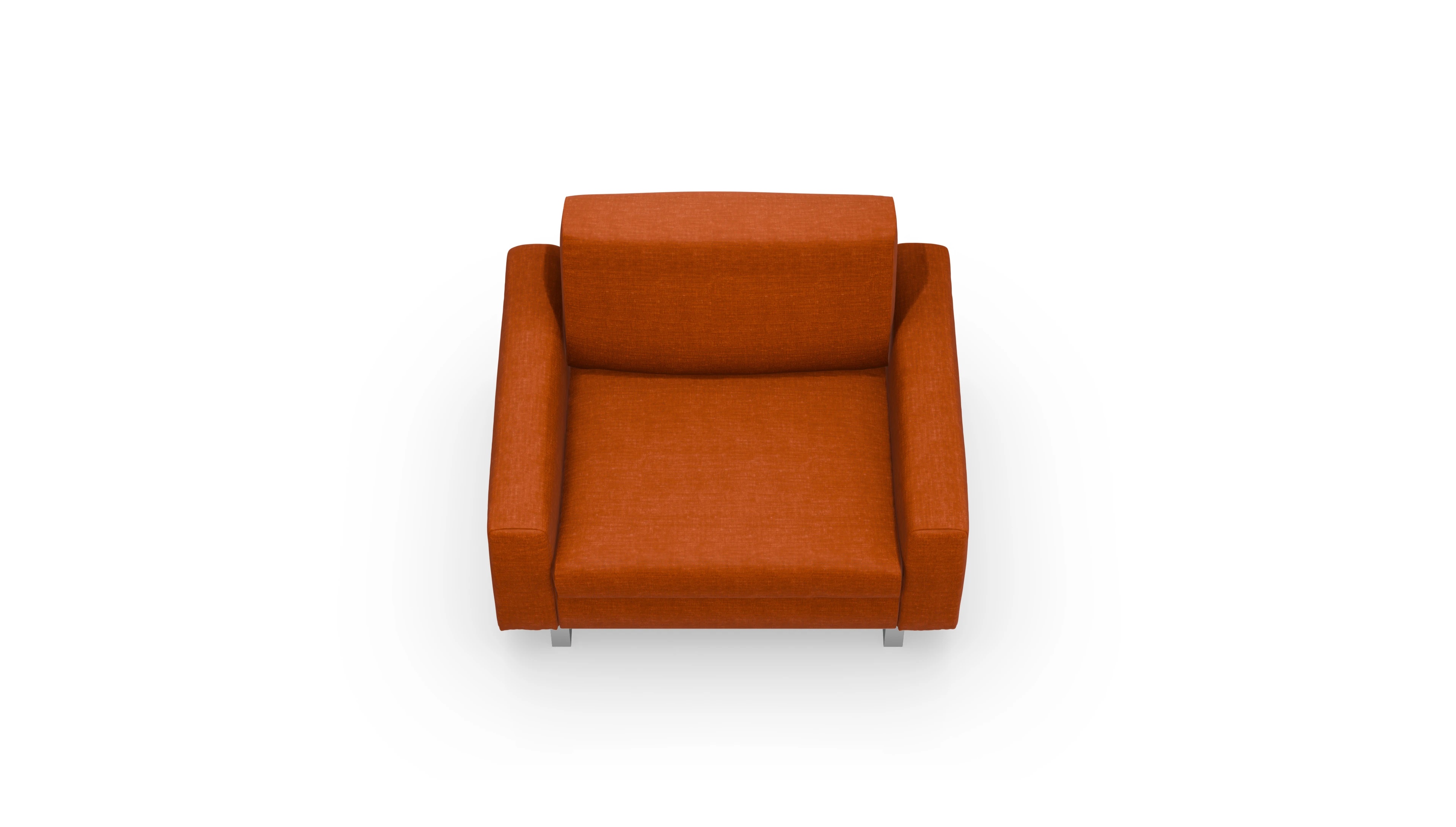 Ansicht des Produktes Fontego Sessel in Stoff orange