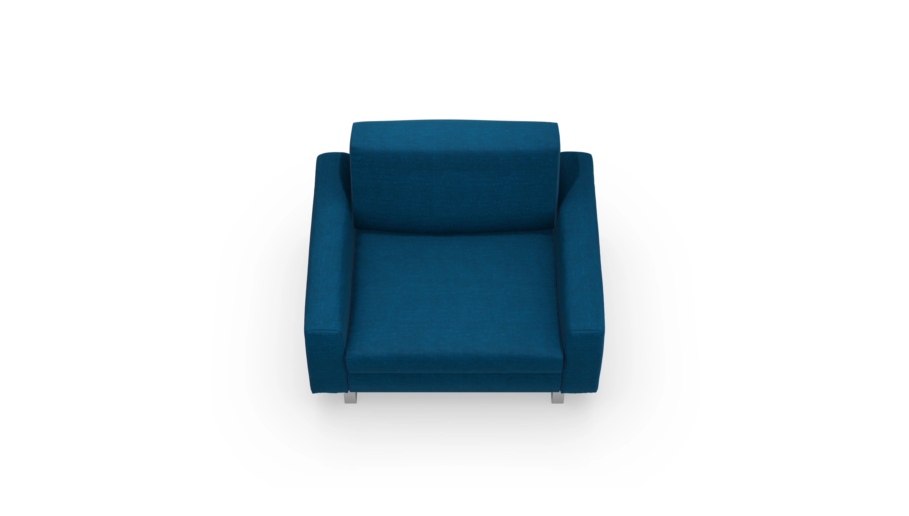 Ansicht des Produktes Fontego Sessel in Stoff blau