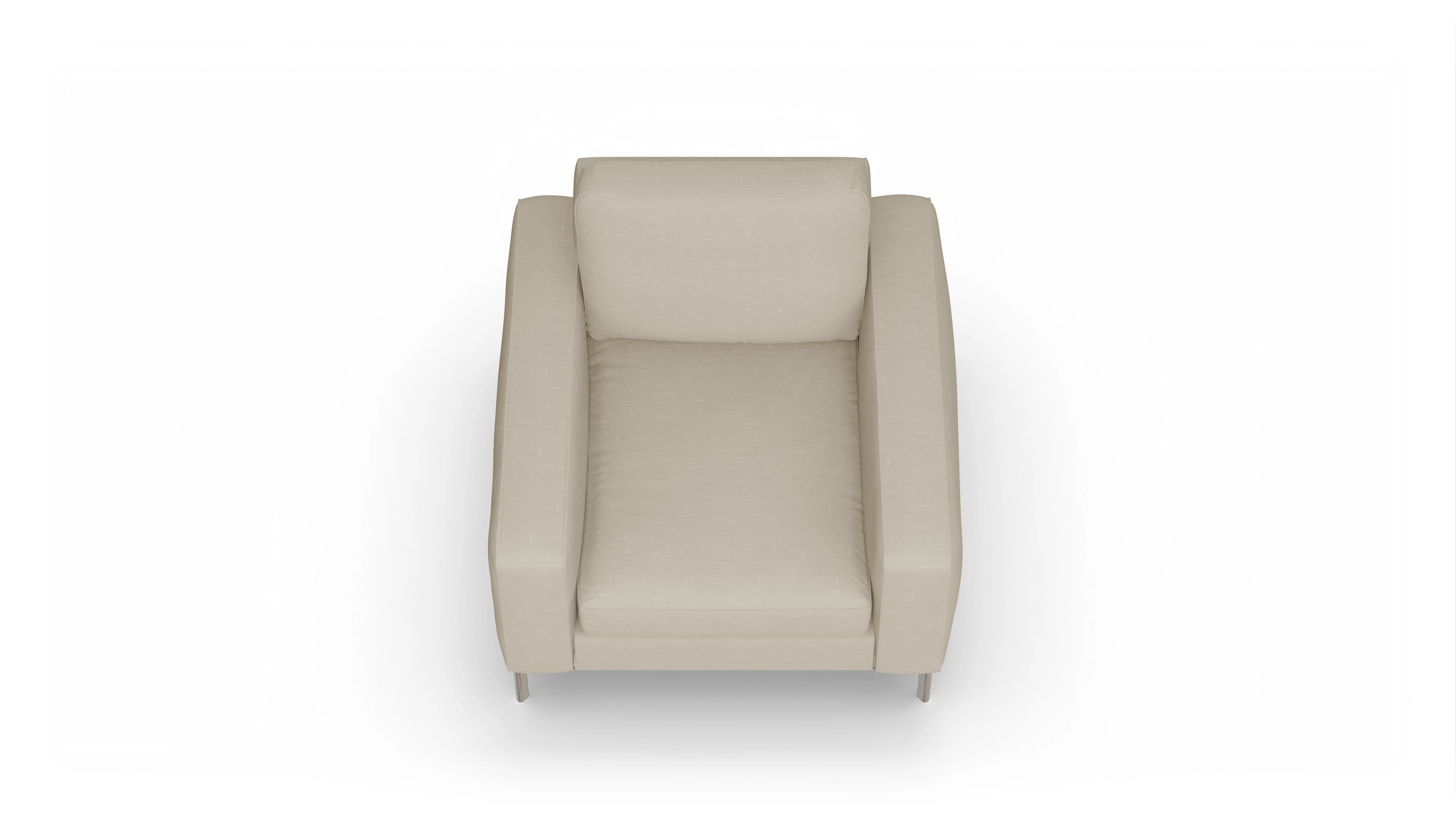 Ansicht des Produktes Pinedo Sessel in Stoff beige