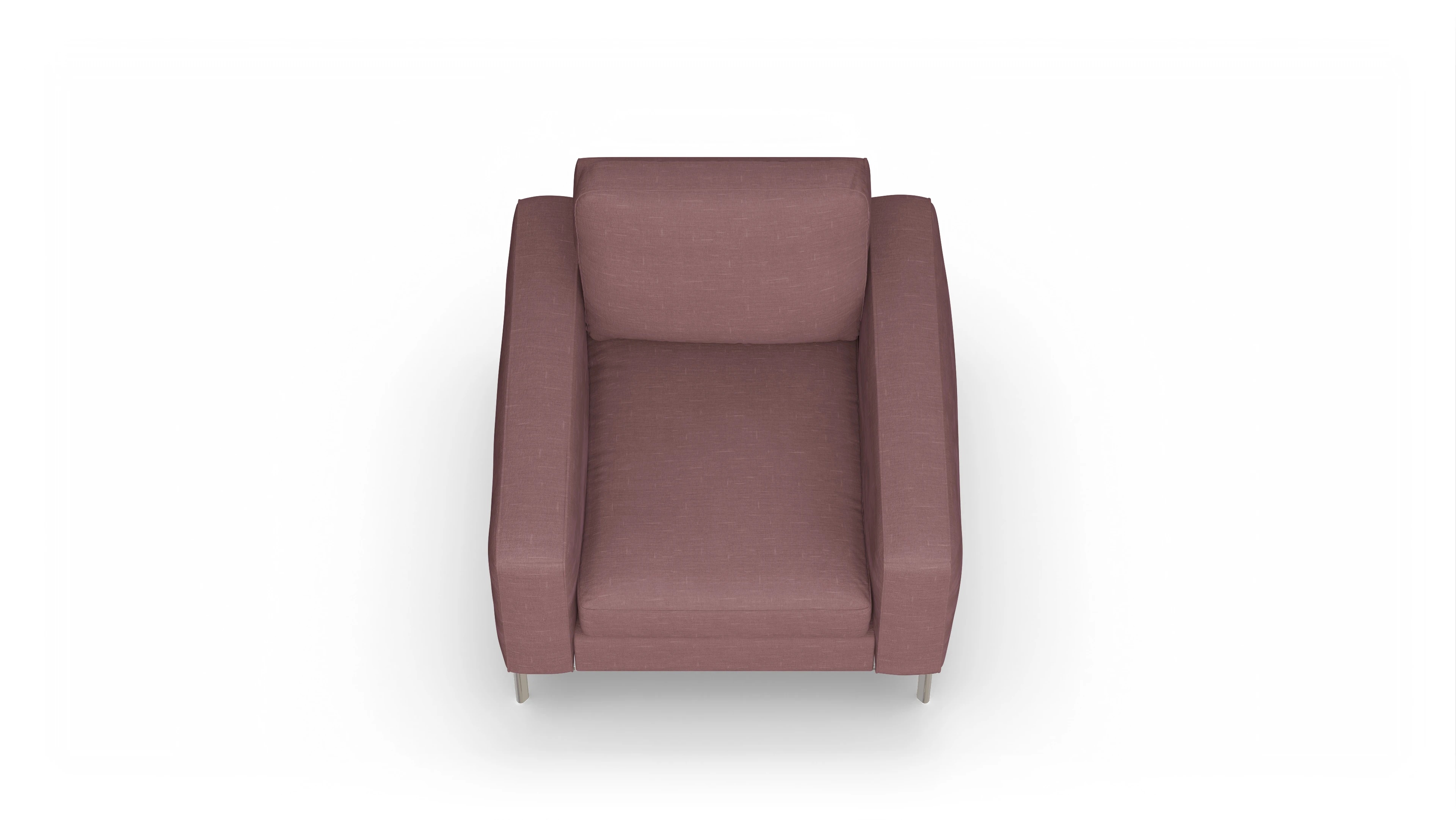 Ansicht des Produktes Pinedo Sessel in Stoff rot