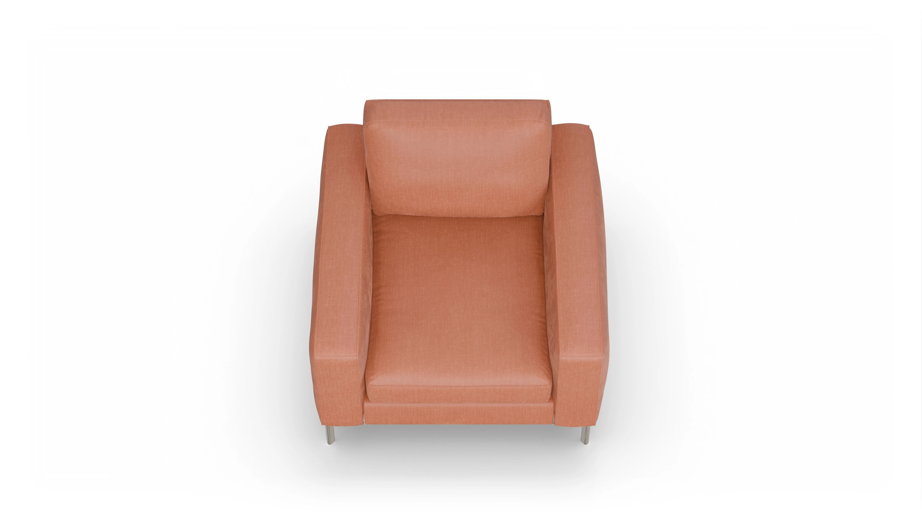 Ansicht des Produktes Pinedo Sessel in Stoff orange