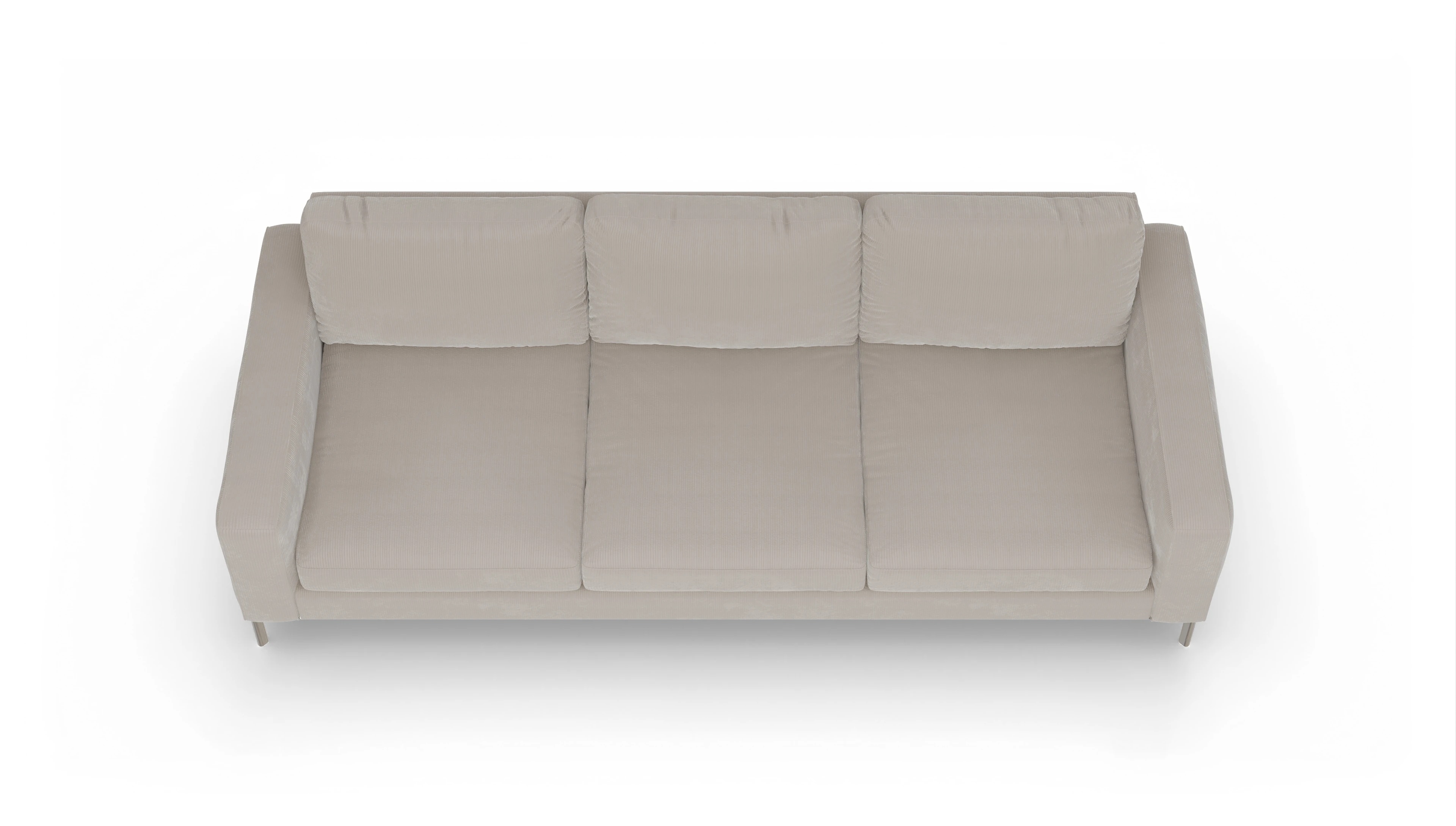 Pinedo Stoffsofa Ansicht des Produktes Pinedo 4,5-Sitzer in Cord beige