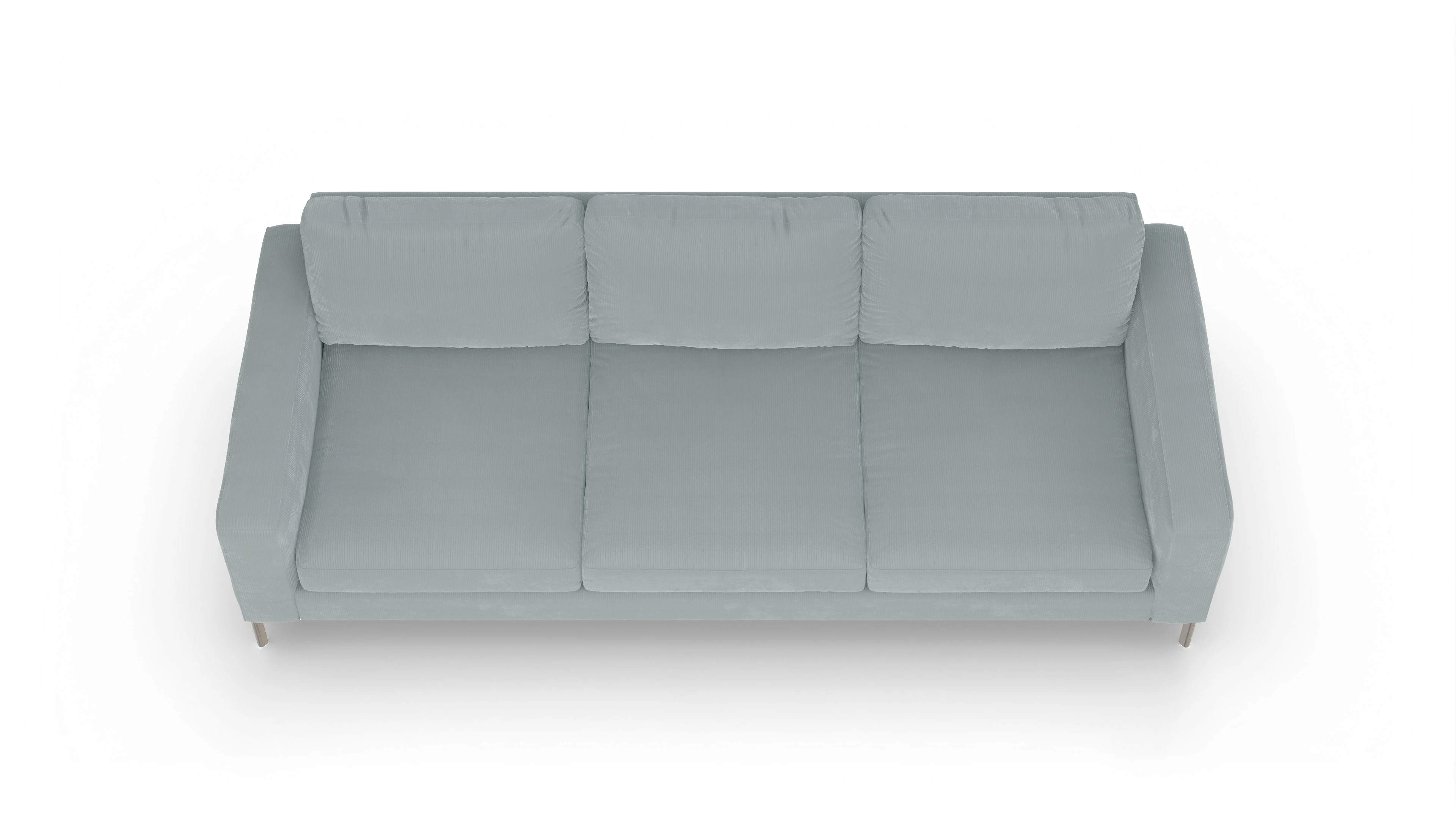 Ansicht des Produktes Pinedo 4,5-Sitzer in Cord blau