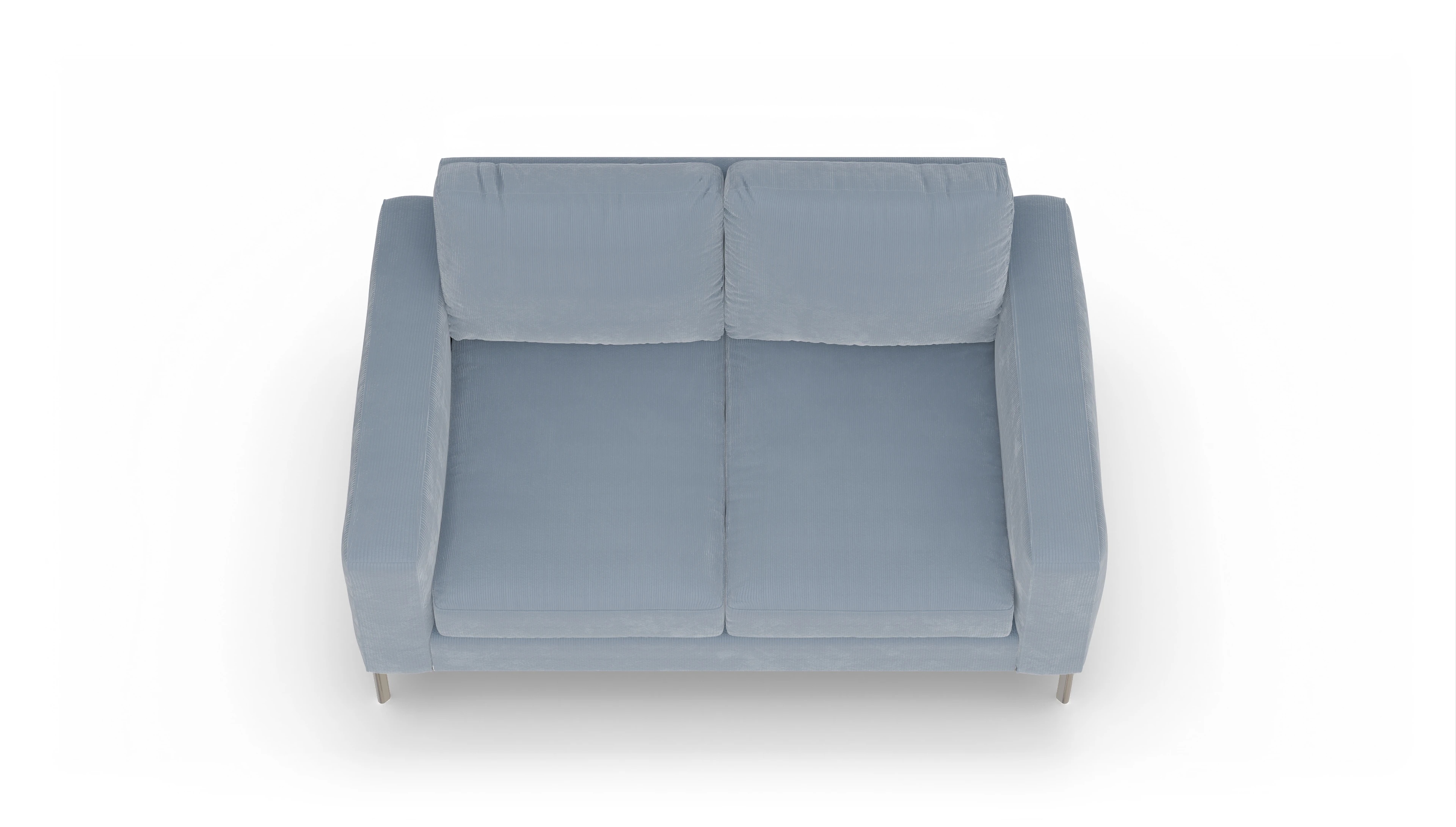 Ansicht des Produktes Pinedo 2-Sitzer in Cord blau
