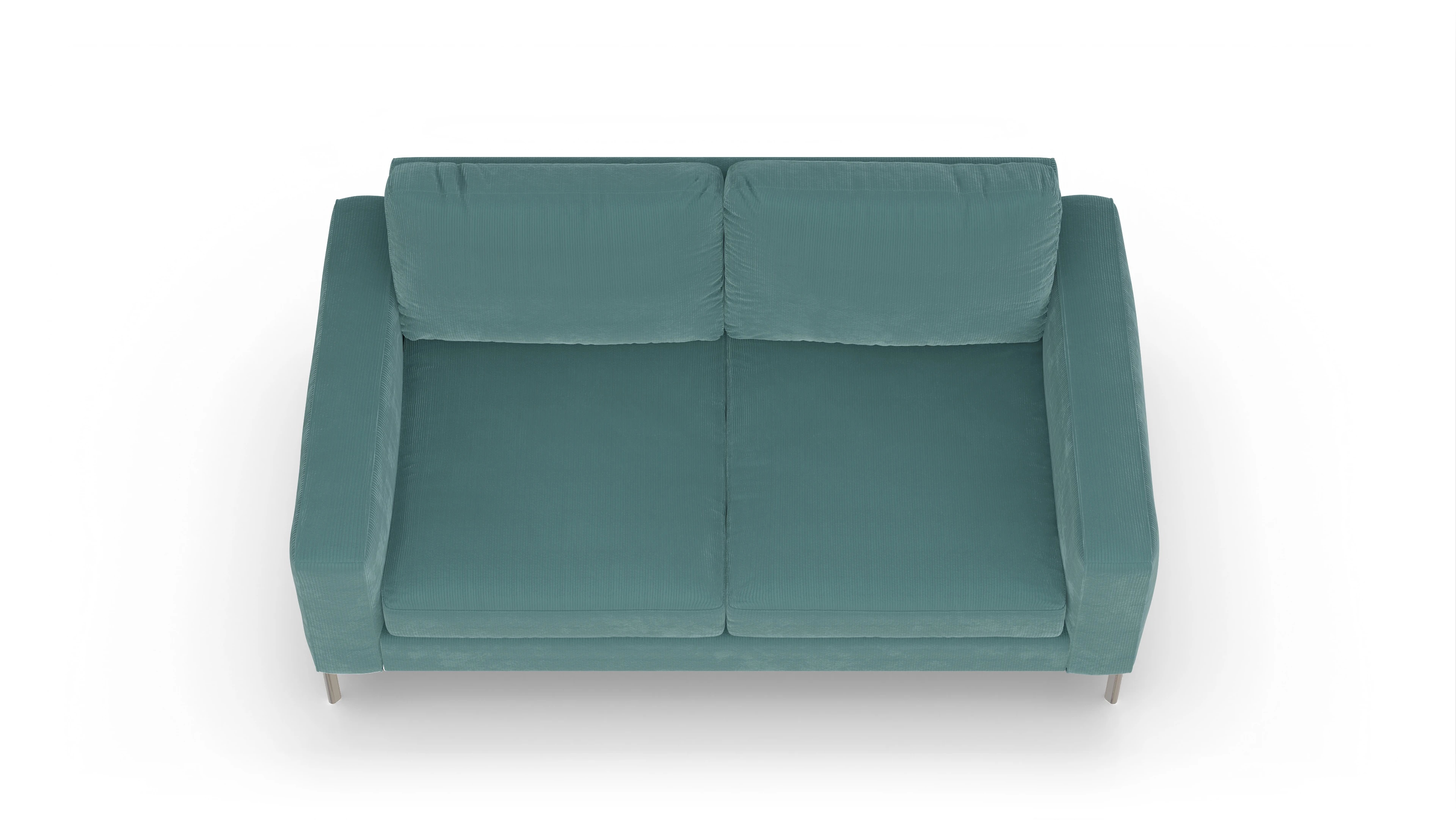 Ansicht des Produktes Pinedo 2,5-Sitzer in Cord blau