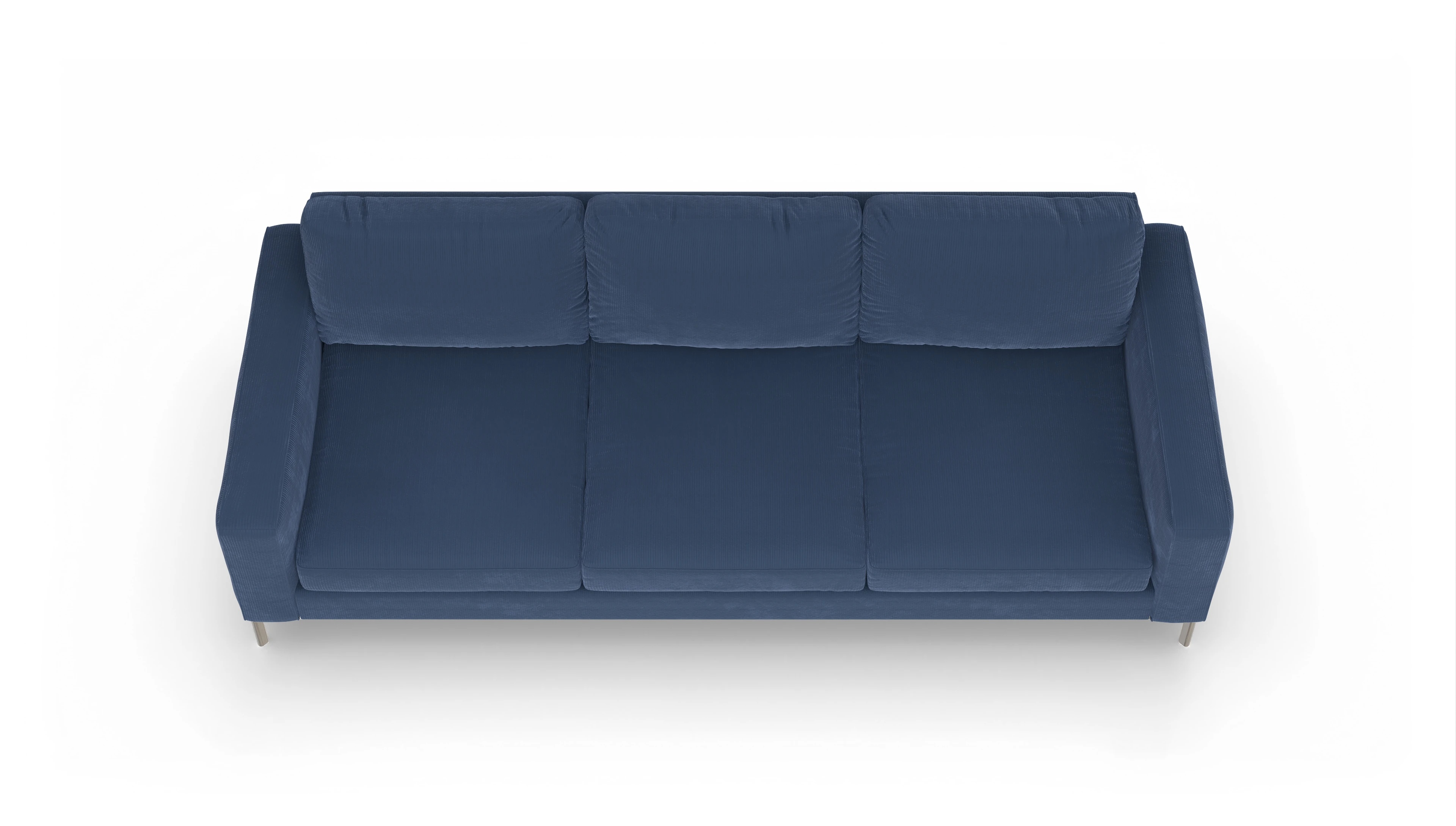 Ansicht des Produktes Pinedo 4,5-Sitzer in Cord blau