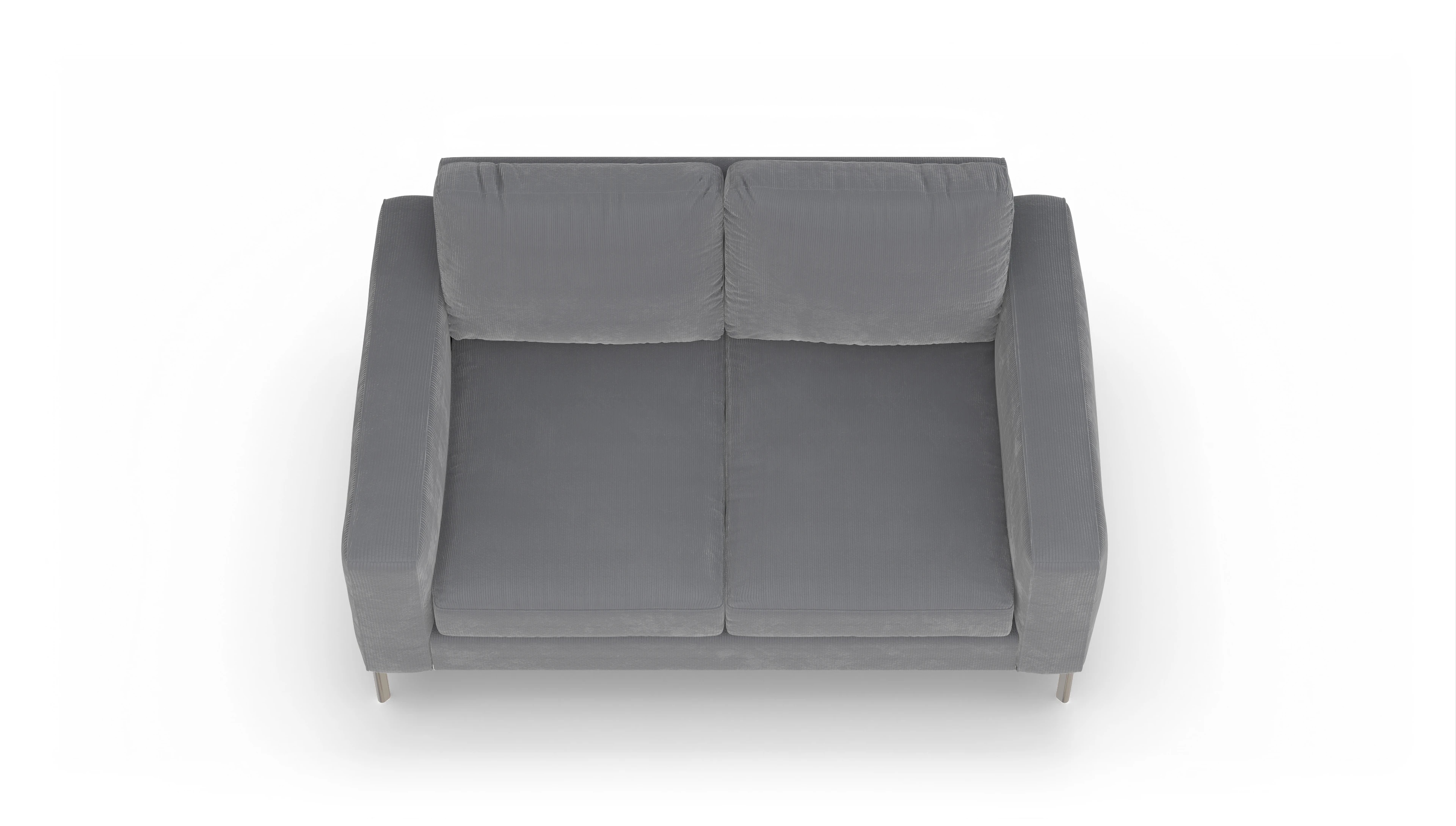 Ansicht des Produktes Pinedo 2-Sitzer in Cord grau