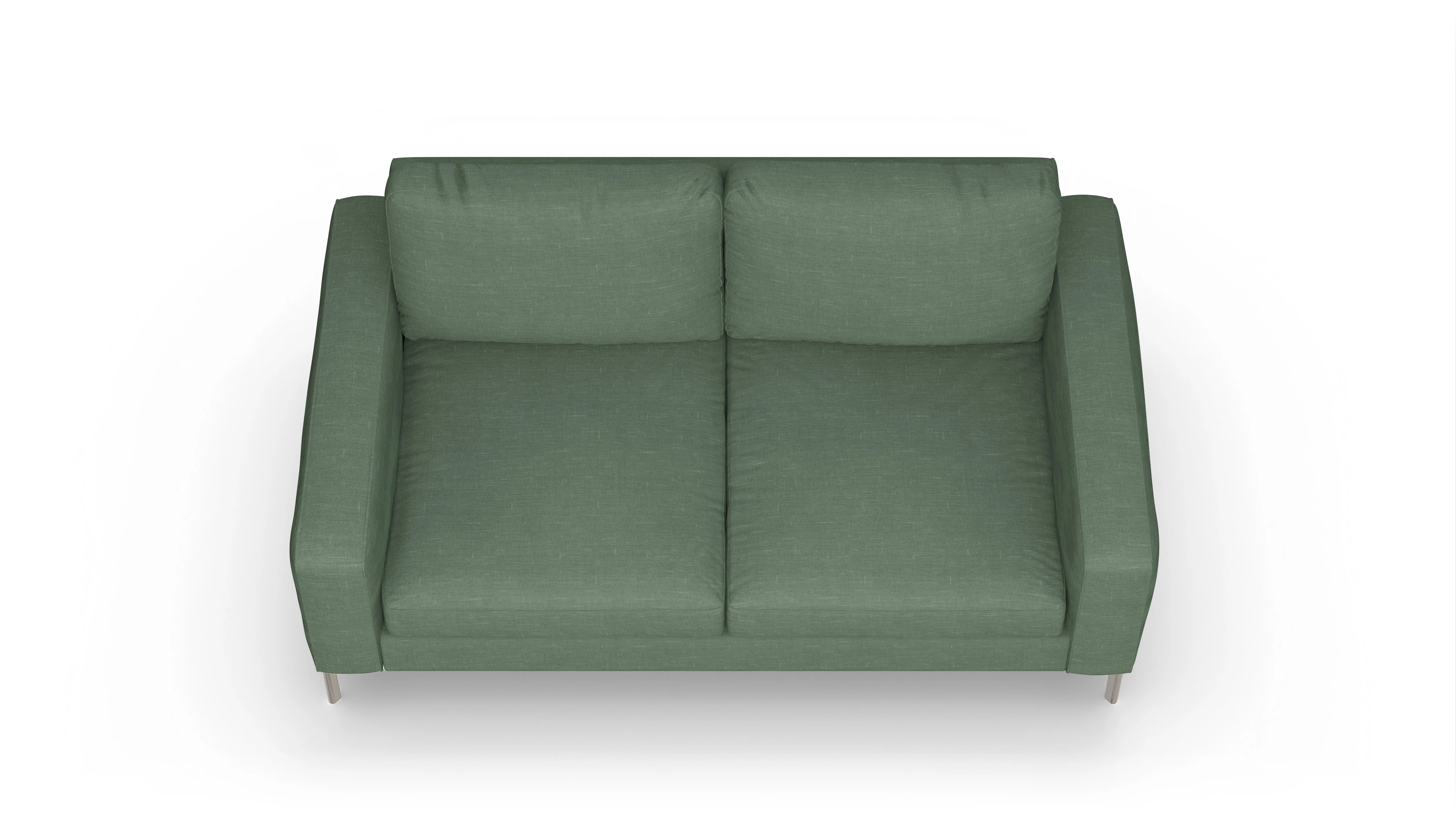 Ansicht des Produktes Pinedo 2,5-Sitzer in Stoff grün