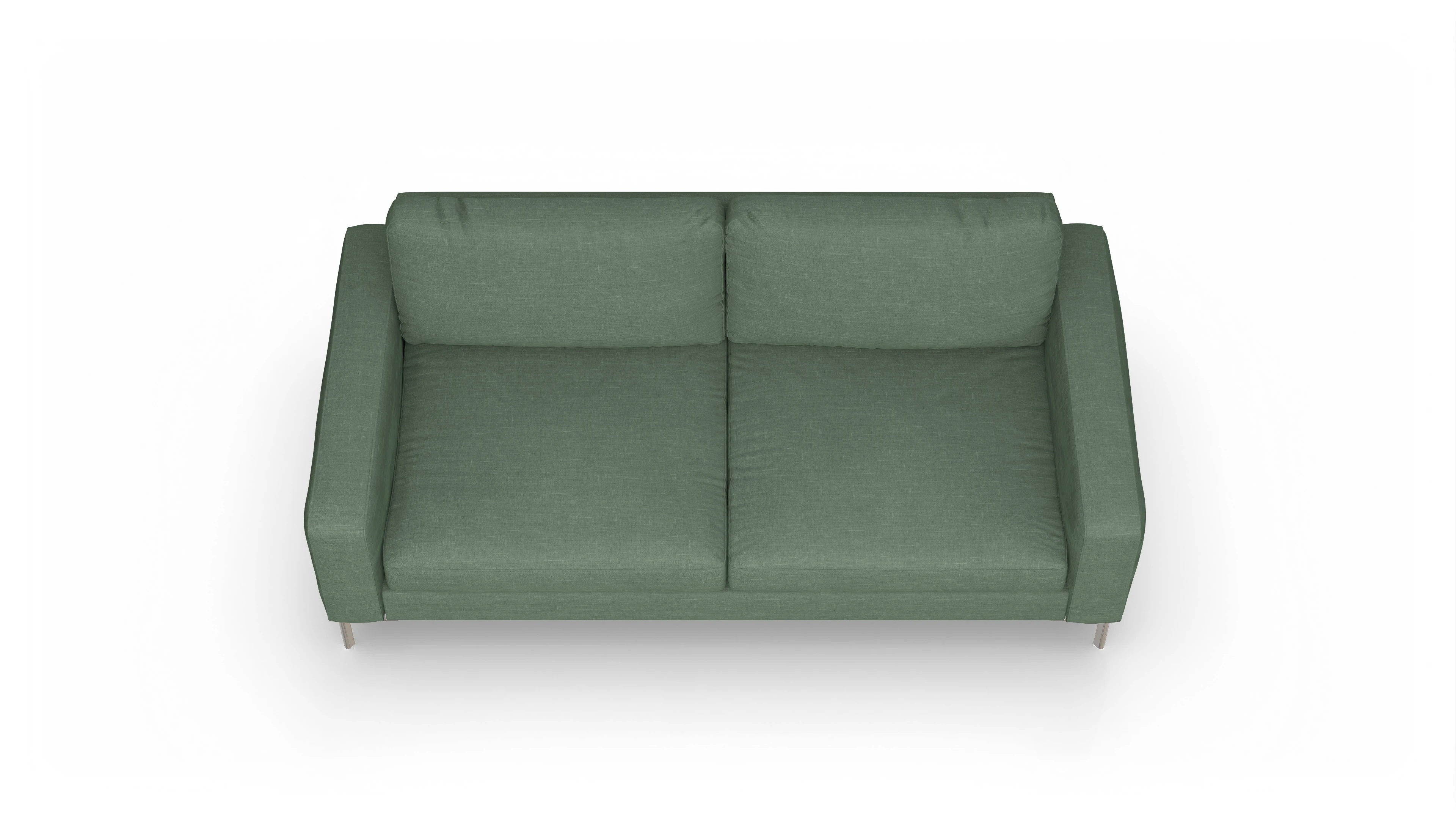 Ansicht des Produktes Pinedo 3,5-Sitzer in Stoff grün