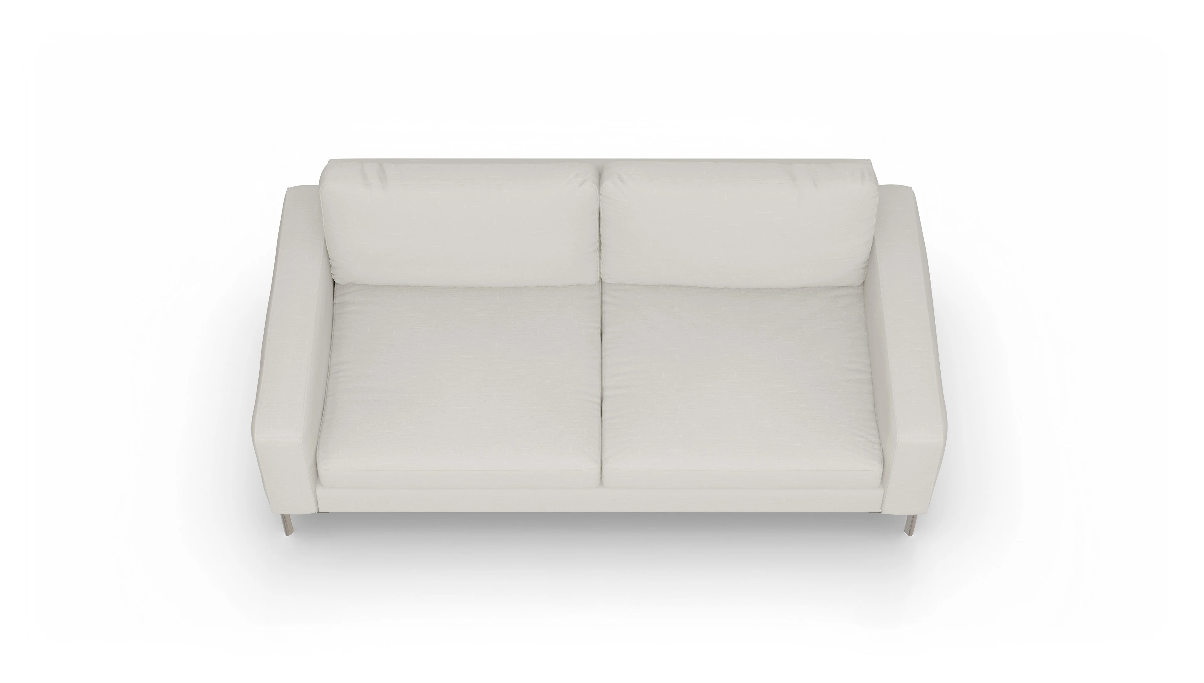 Ansicht des Produktes Pinedo 3,5-Sitzer in Stoff weiß