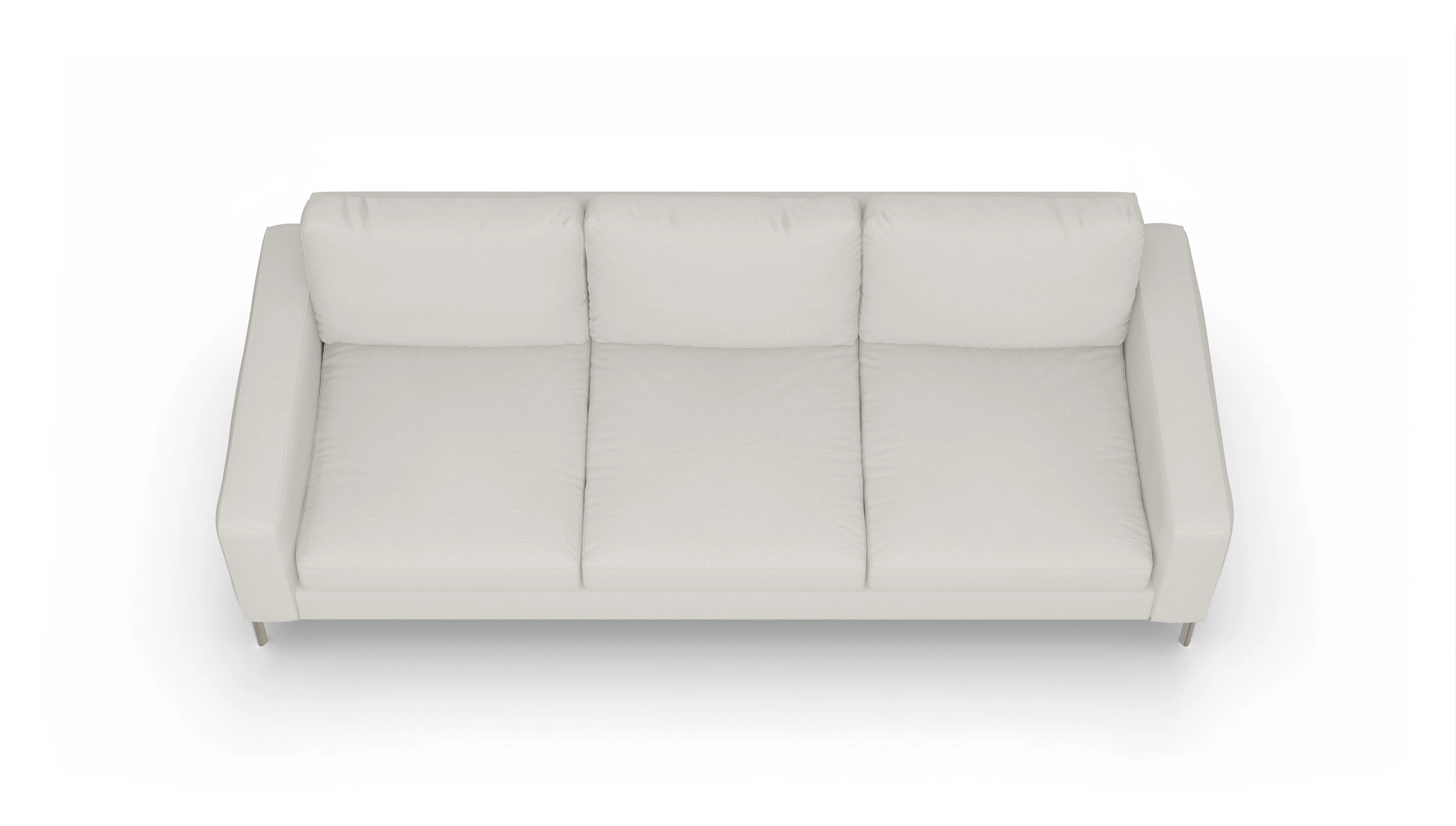 Ansicht des Produktes Pinedo 4,5-Sitzer in Stoff weiß