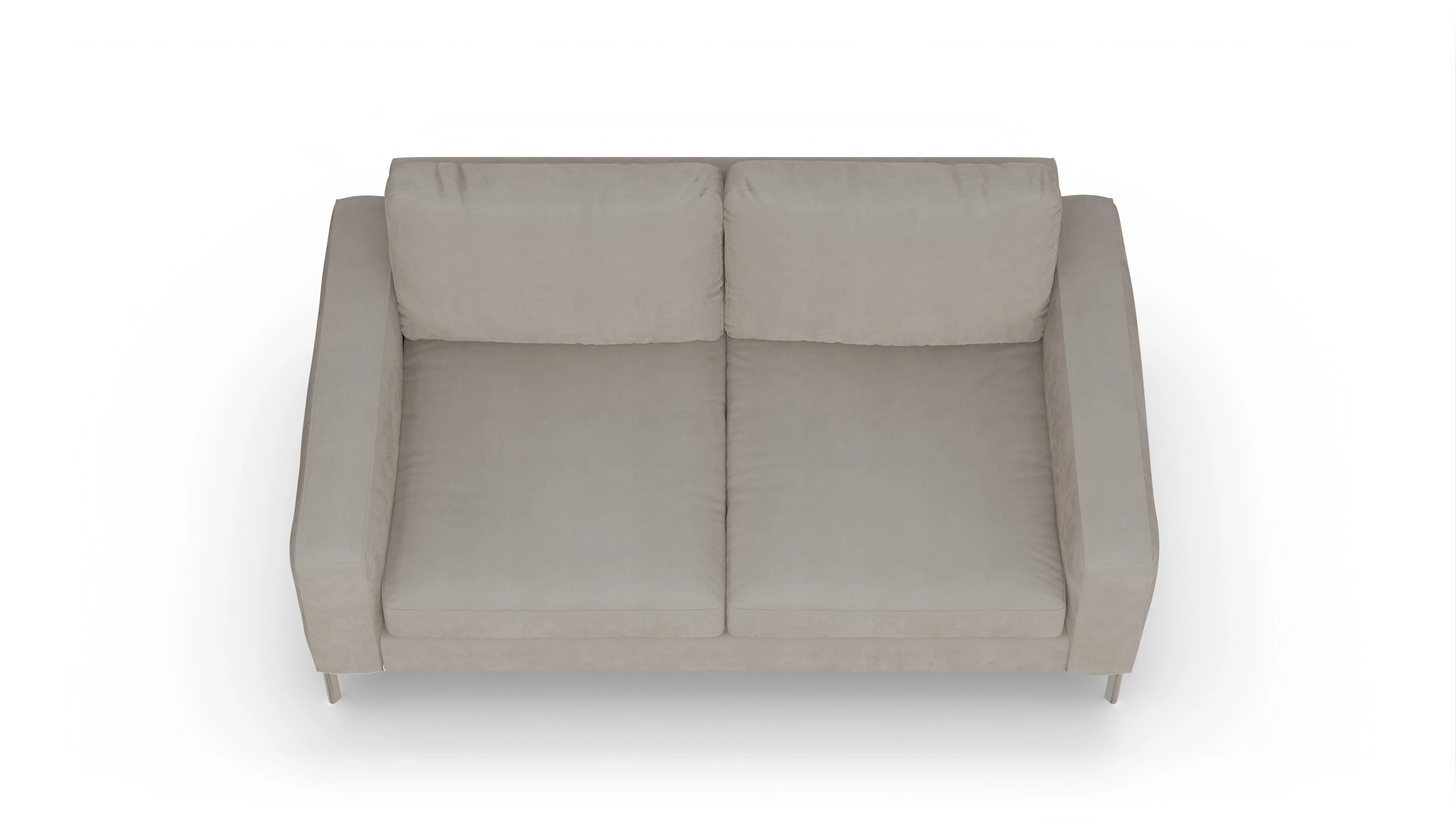 Ansicht des Produktes Pinedo 2,5-Sitzer in Samt braun