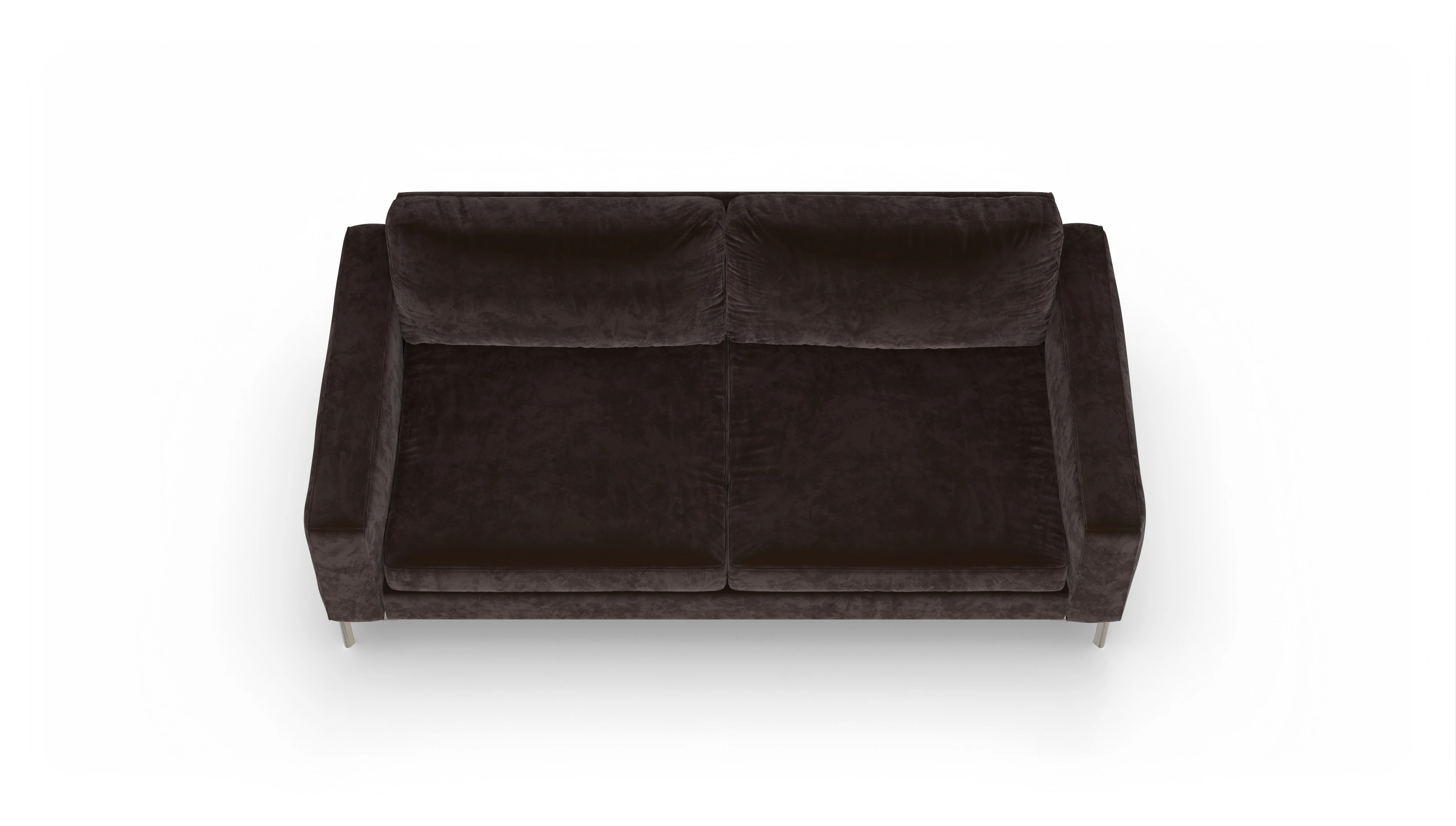 Ansicht des Produktes Pinedo 3,5-Sitzer in Samt braun