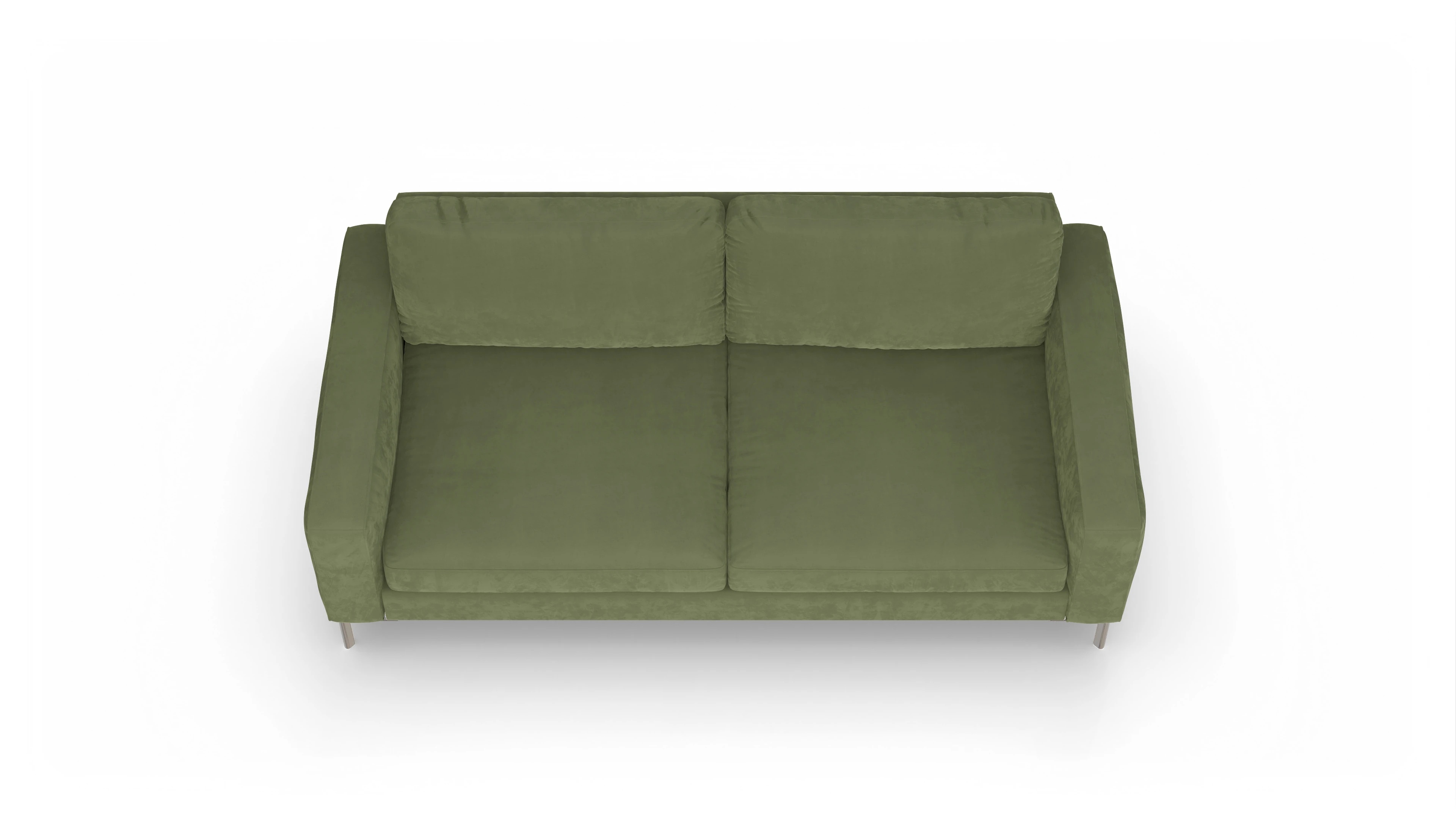 Ansicht des Produktes Pinedo 3,5-Sitzer in Samt grün