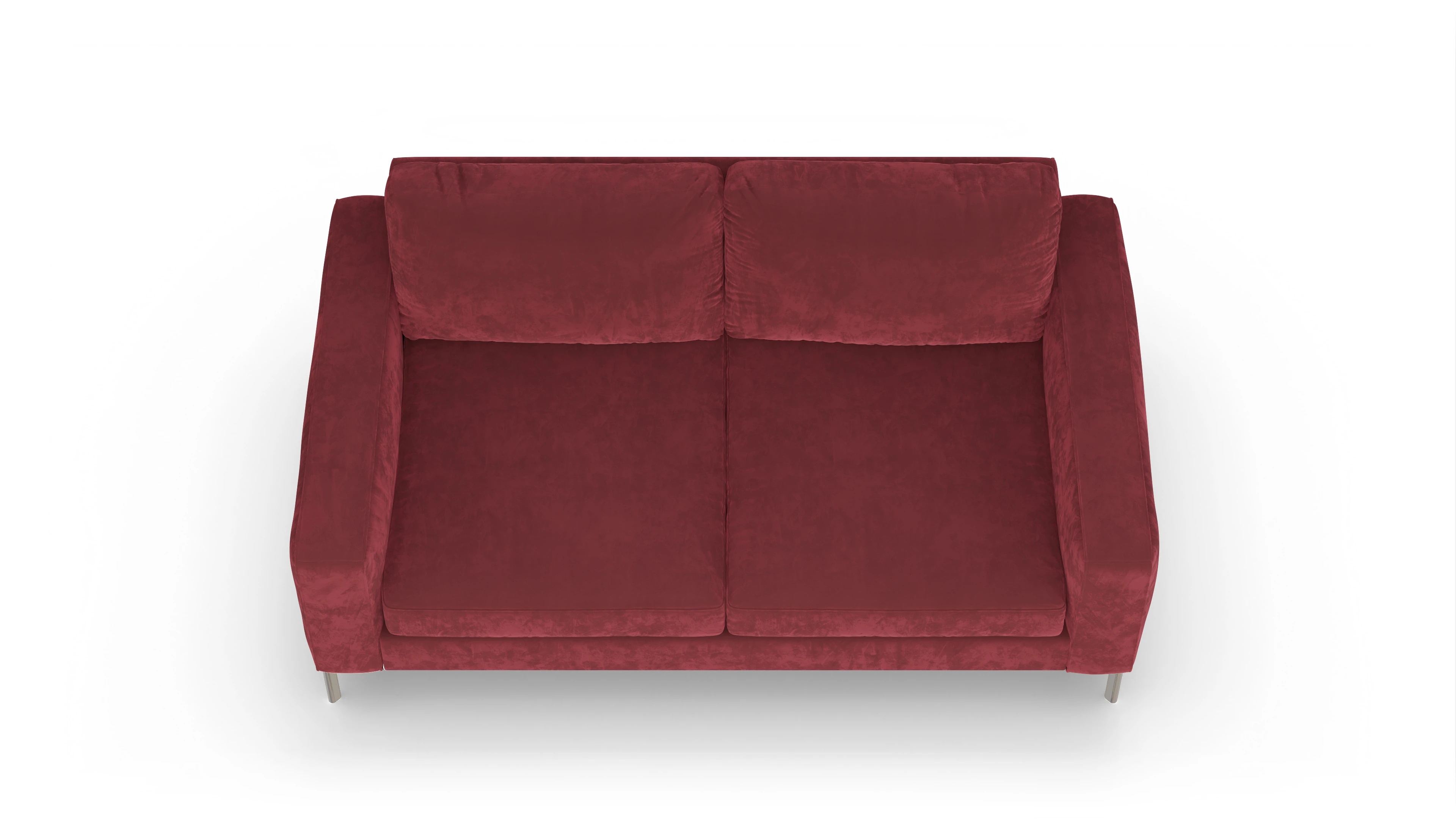 Ansicht des Produktes Pinedo 2,5-Sitzer in Samt rot