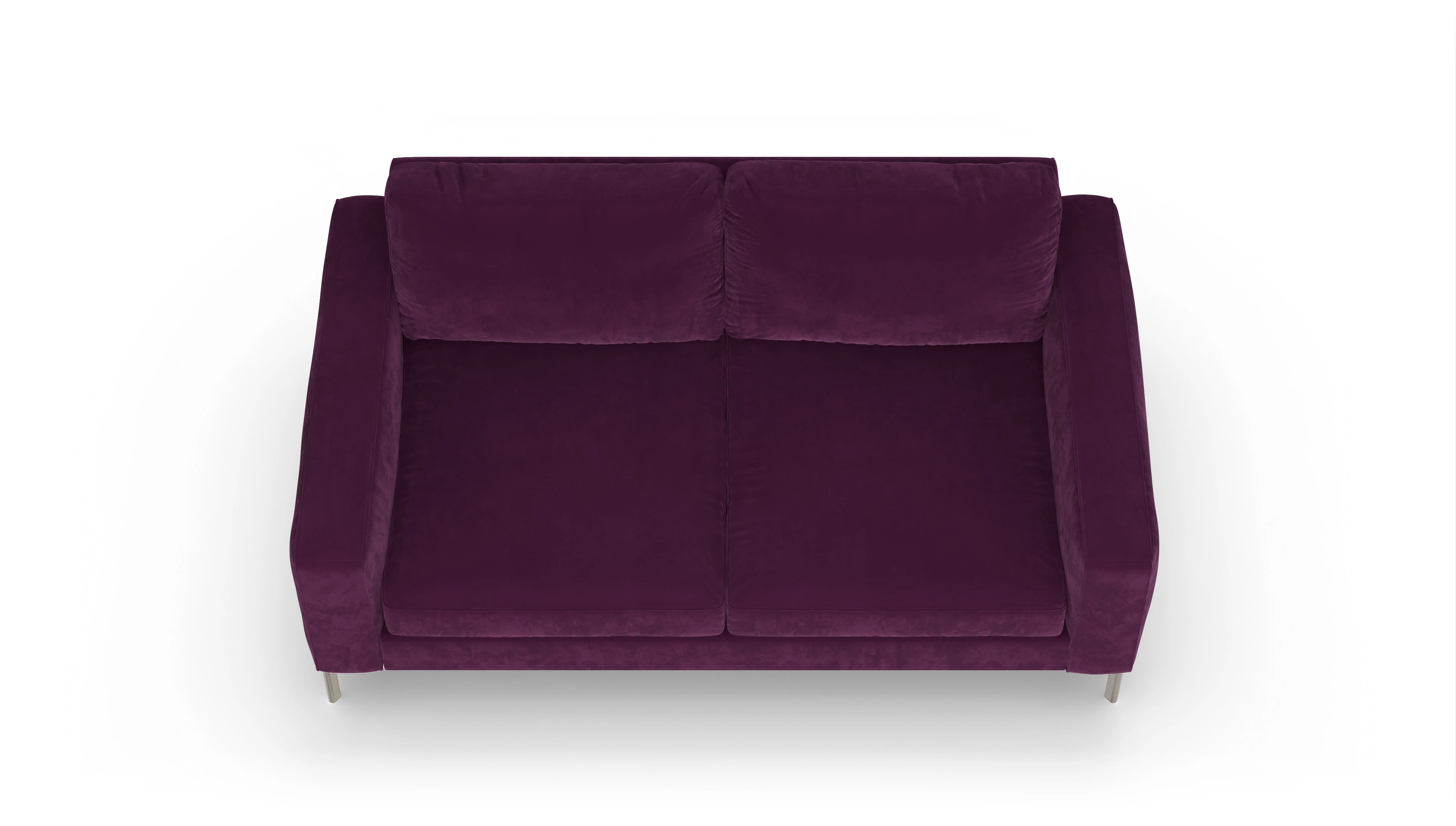 Ansicht des Produktes Pinedo 2,5-Sitzer in Samt rot