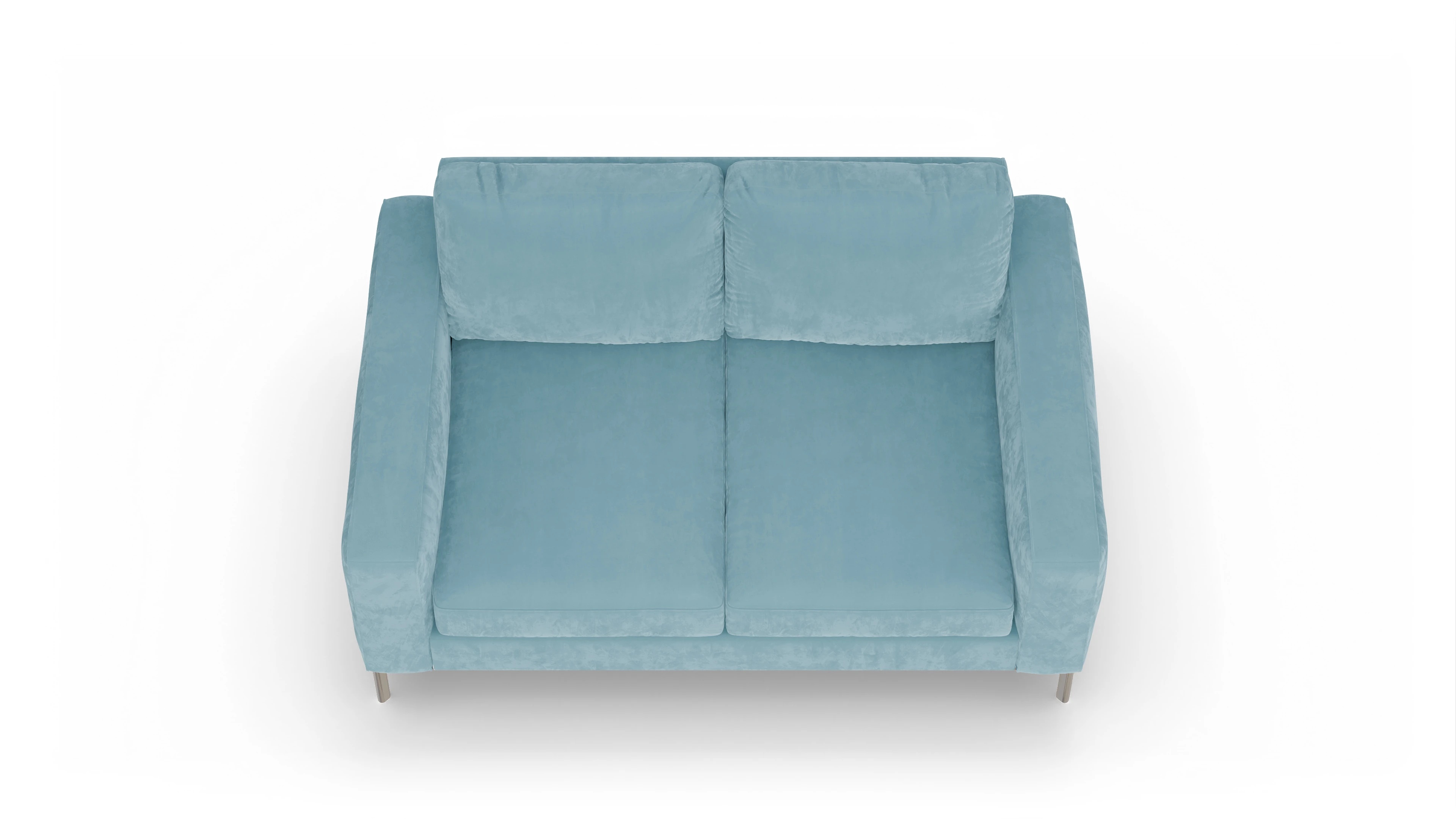 Ansicht des Produktes Pinedo 2-Sitzer in Samt blau