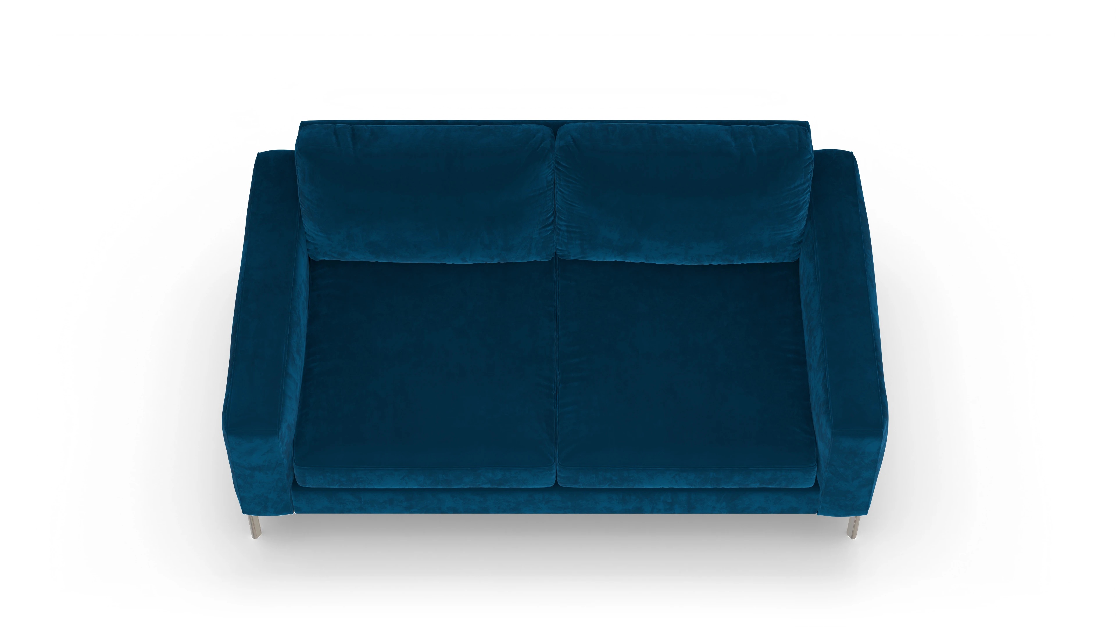 Ansicht des Produktes Pinedo 2,5-Sitzer in Samt blau