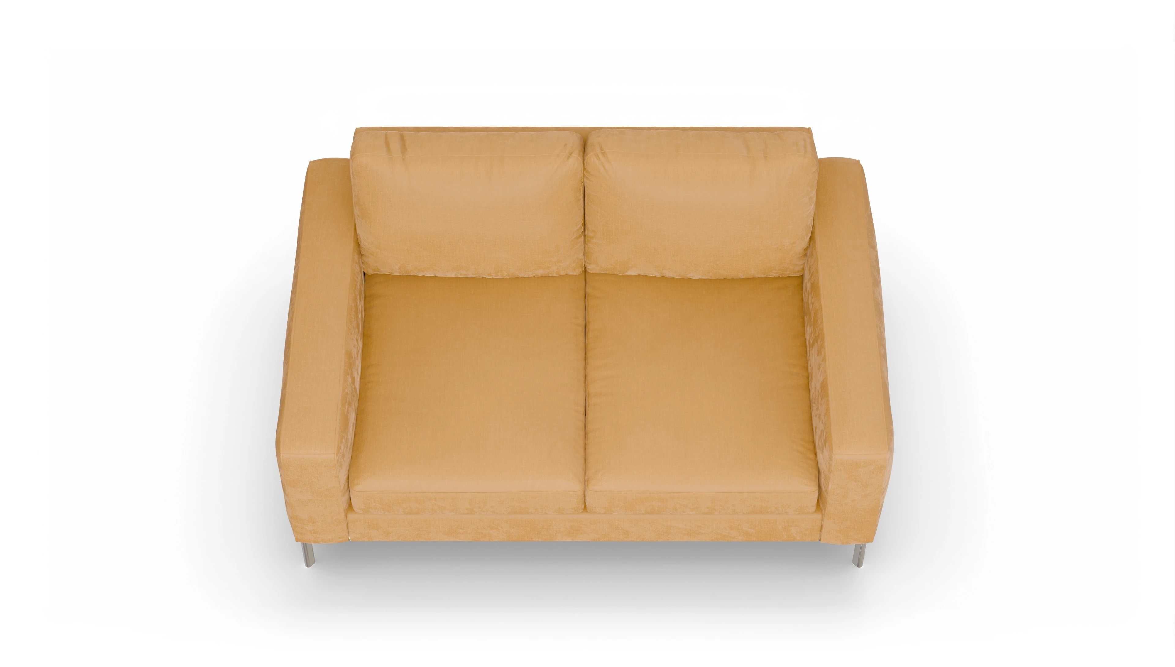 Ansicht des Produktes Pinedo 2-Sitzer in Stoff gelb