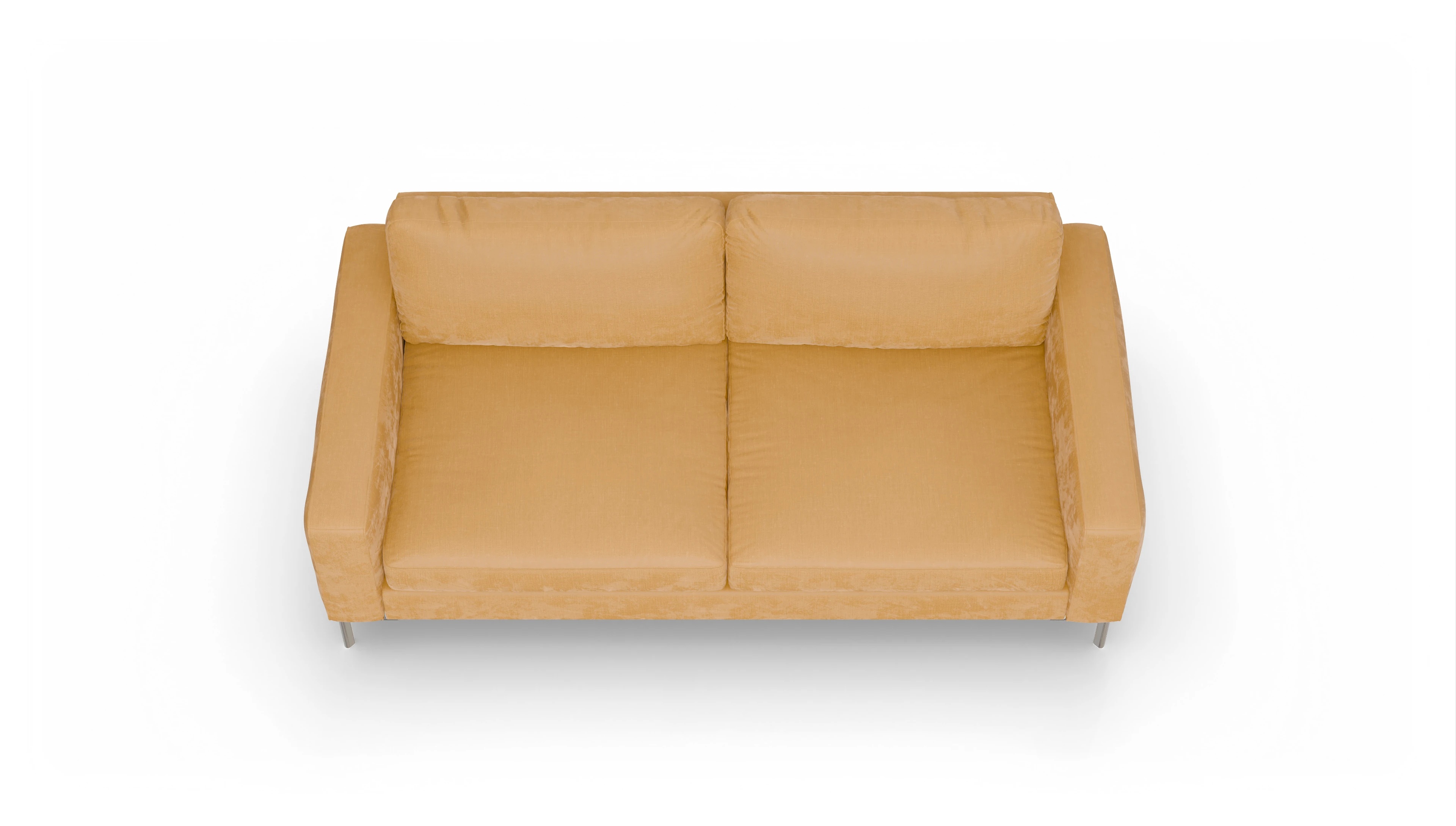 Ansicht des Produktes Pinedo 3,5-Sitzer in Stoff gelb