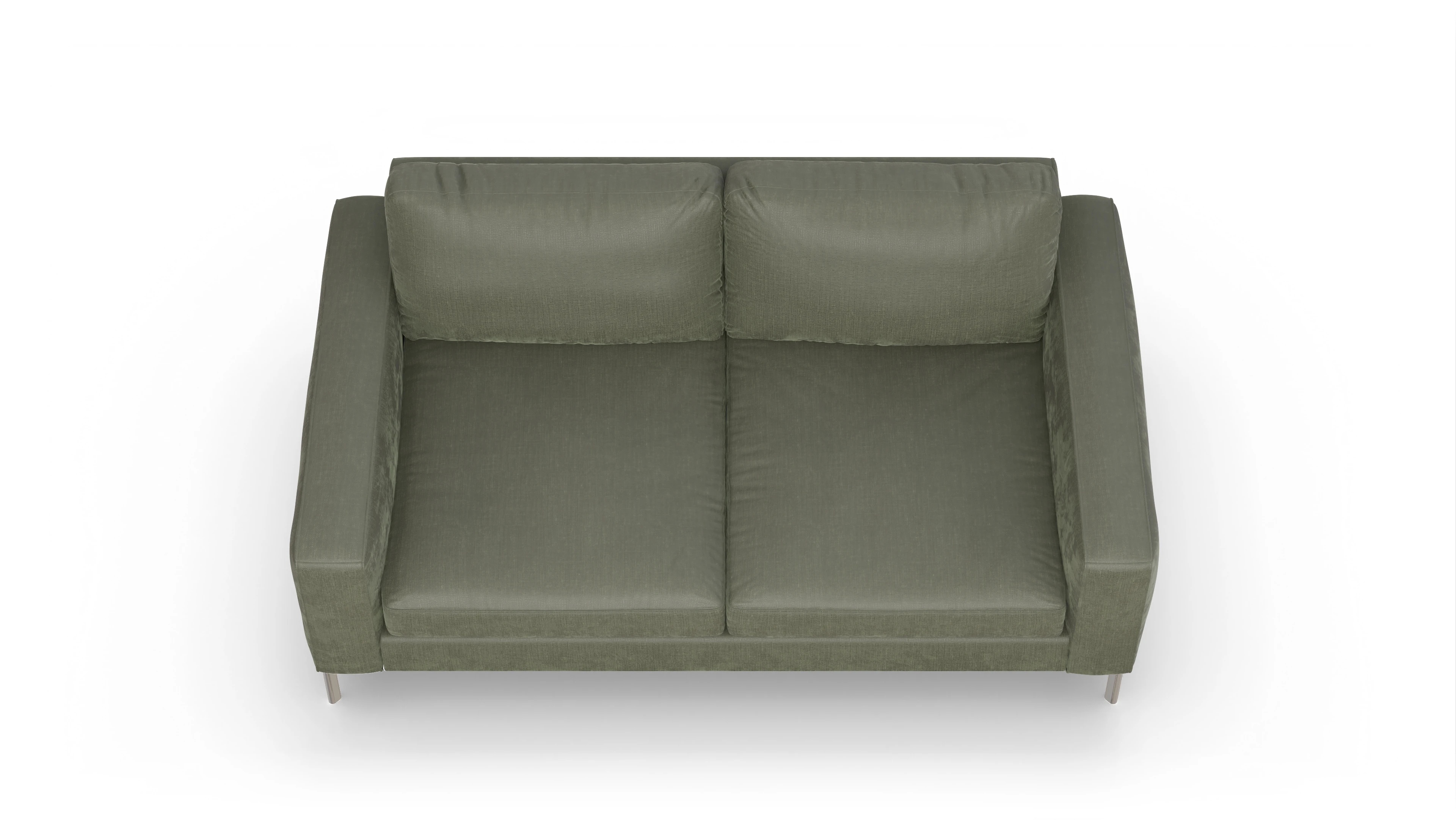 Ansicht des Produktes Pinedo 2,5-Sitzer in Stoff grün